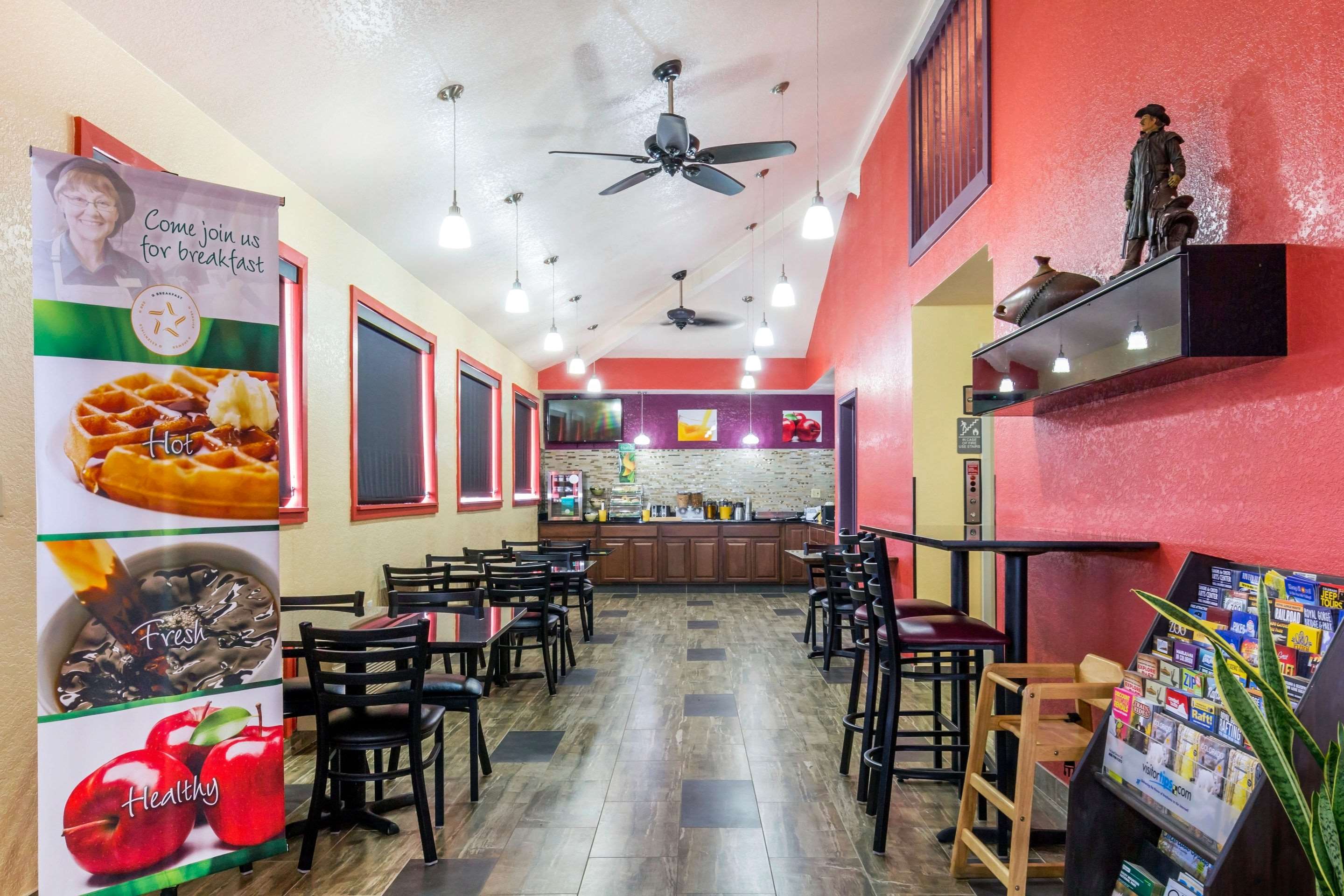 Spacious breakfast area