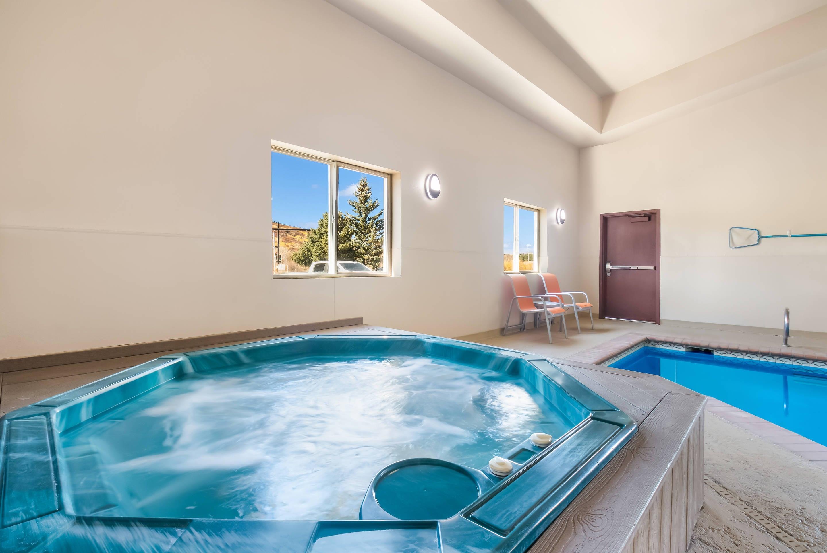 Indoor hot tub | Quality Inn & Suites Steamboat Springs