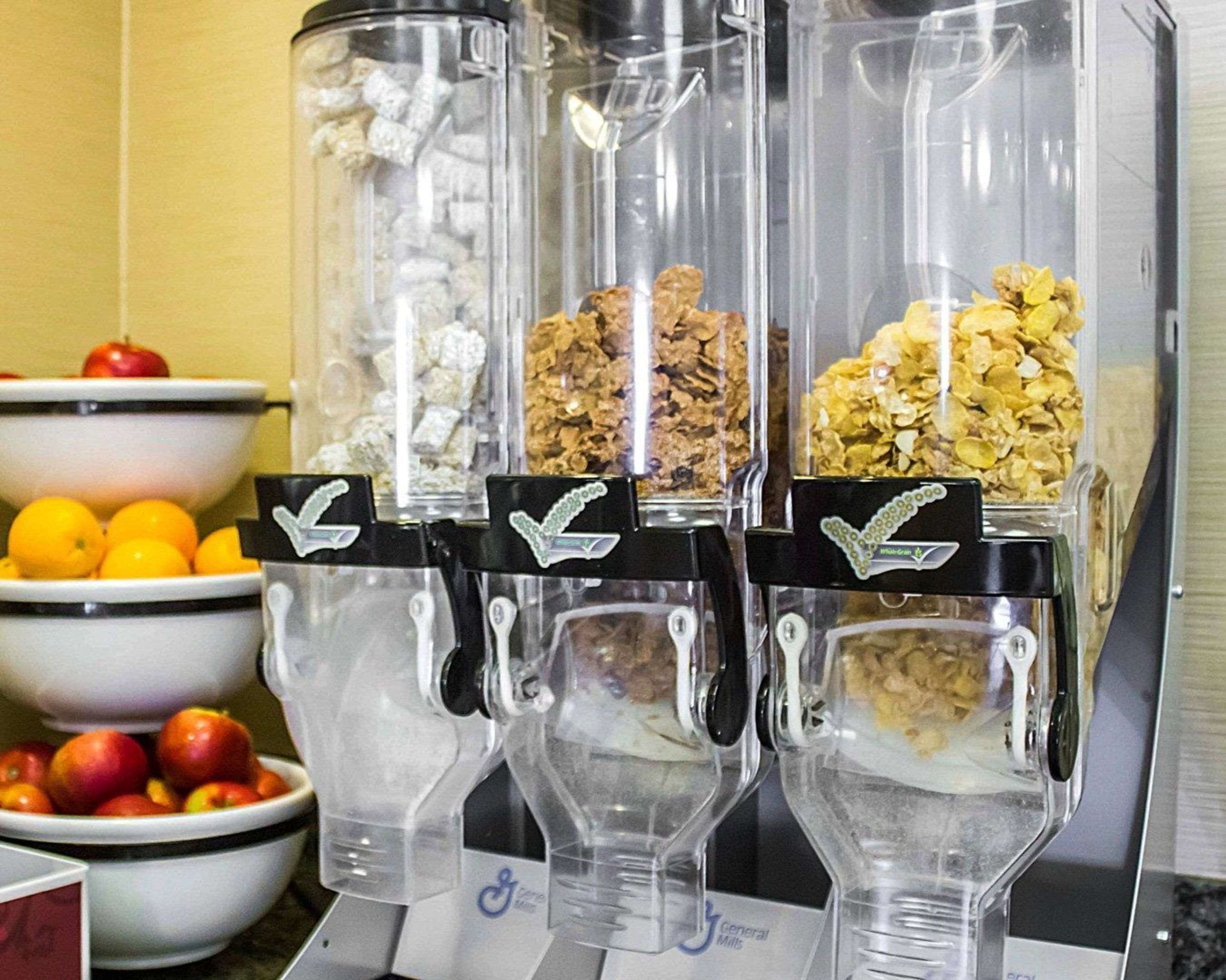 Assorted breakfast items