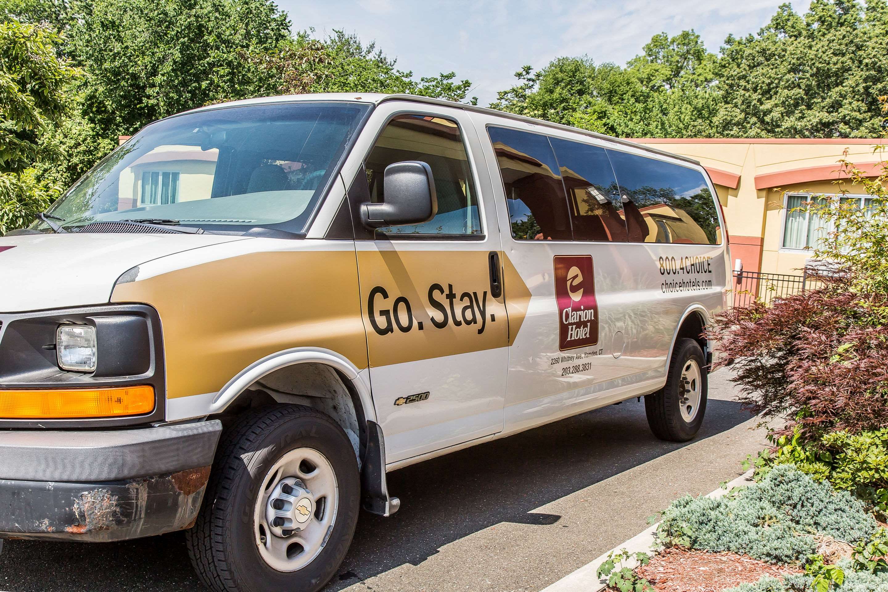 Hotel shuttle available
