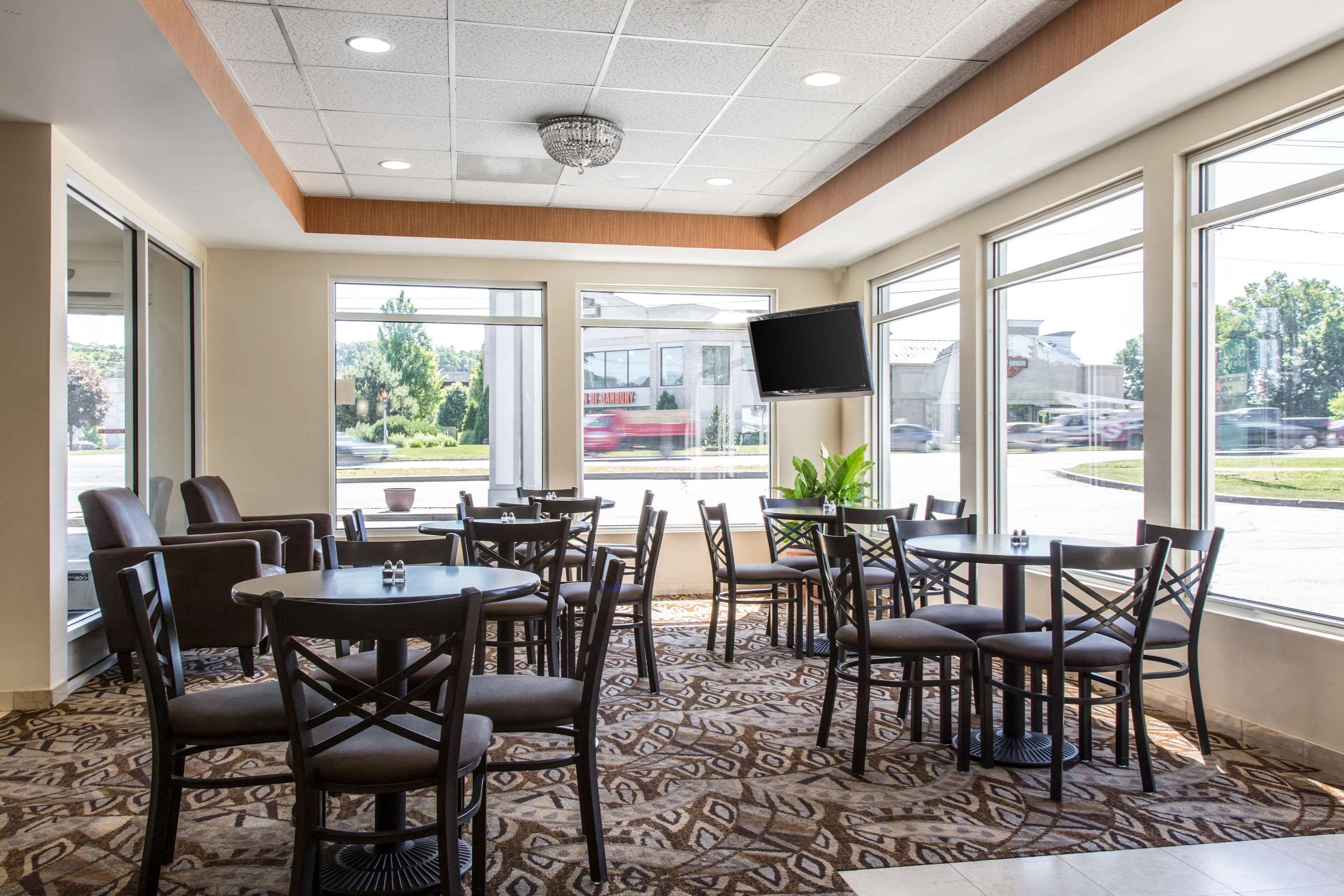 Spacious breakfast area