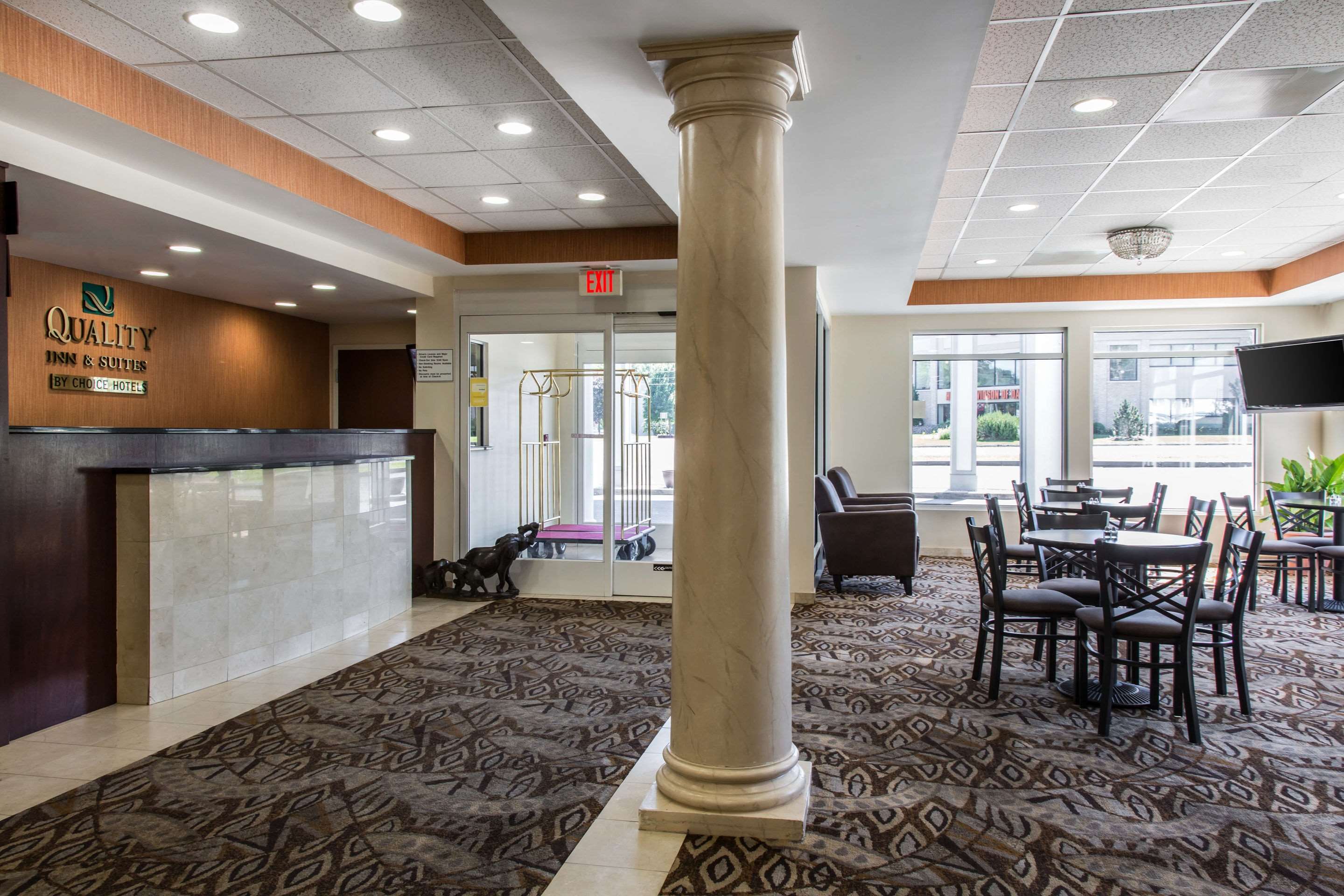 Spacious lobby