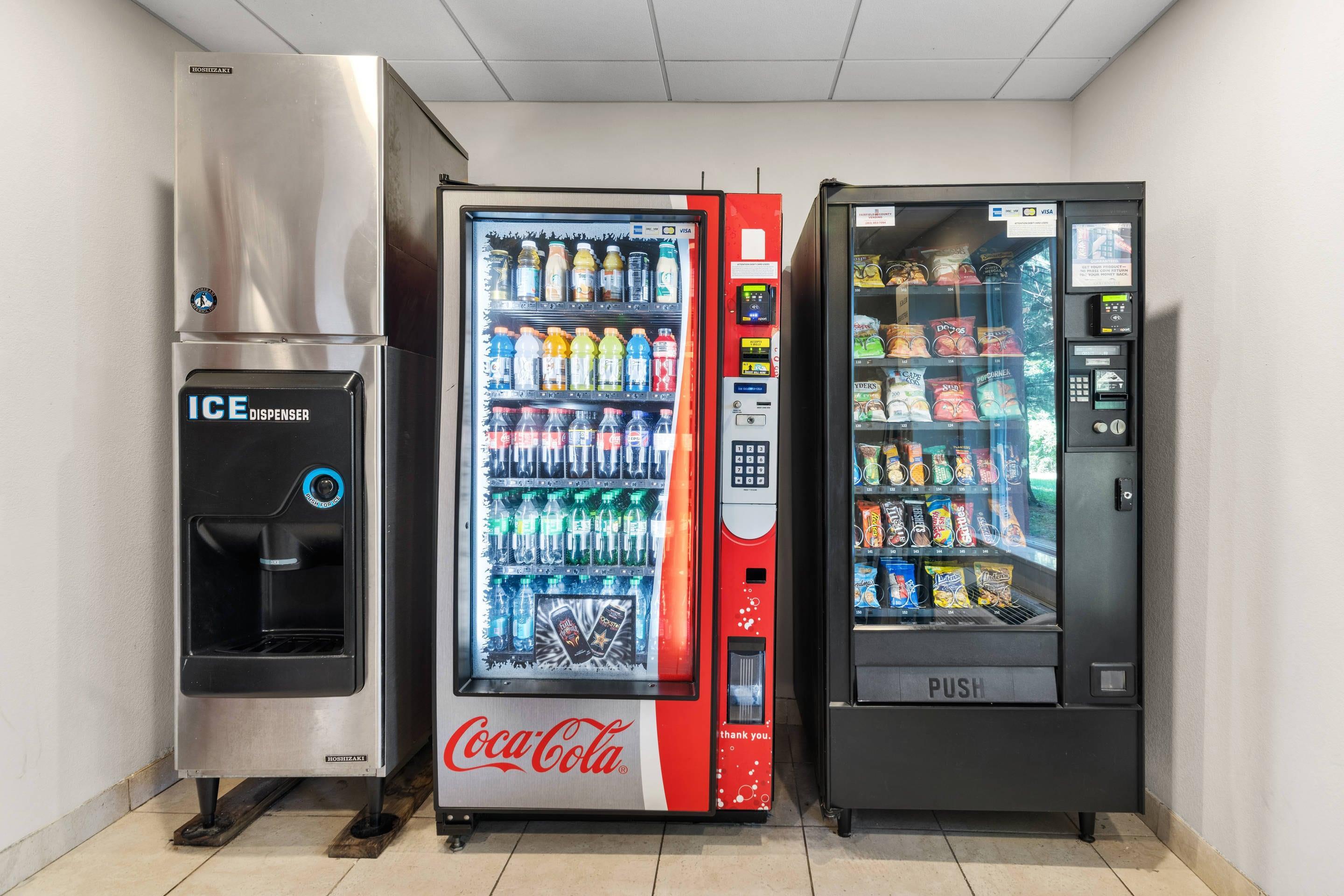 Hotel vending area