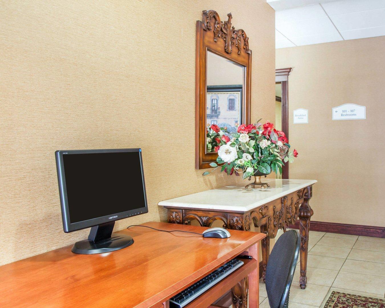 Business center with free wireless Internet access | Quality Inn & Suites