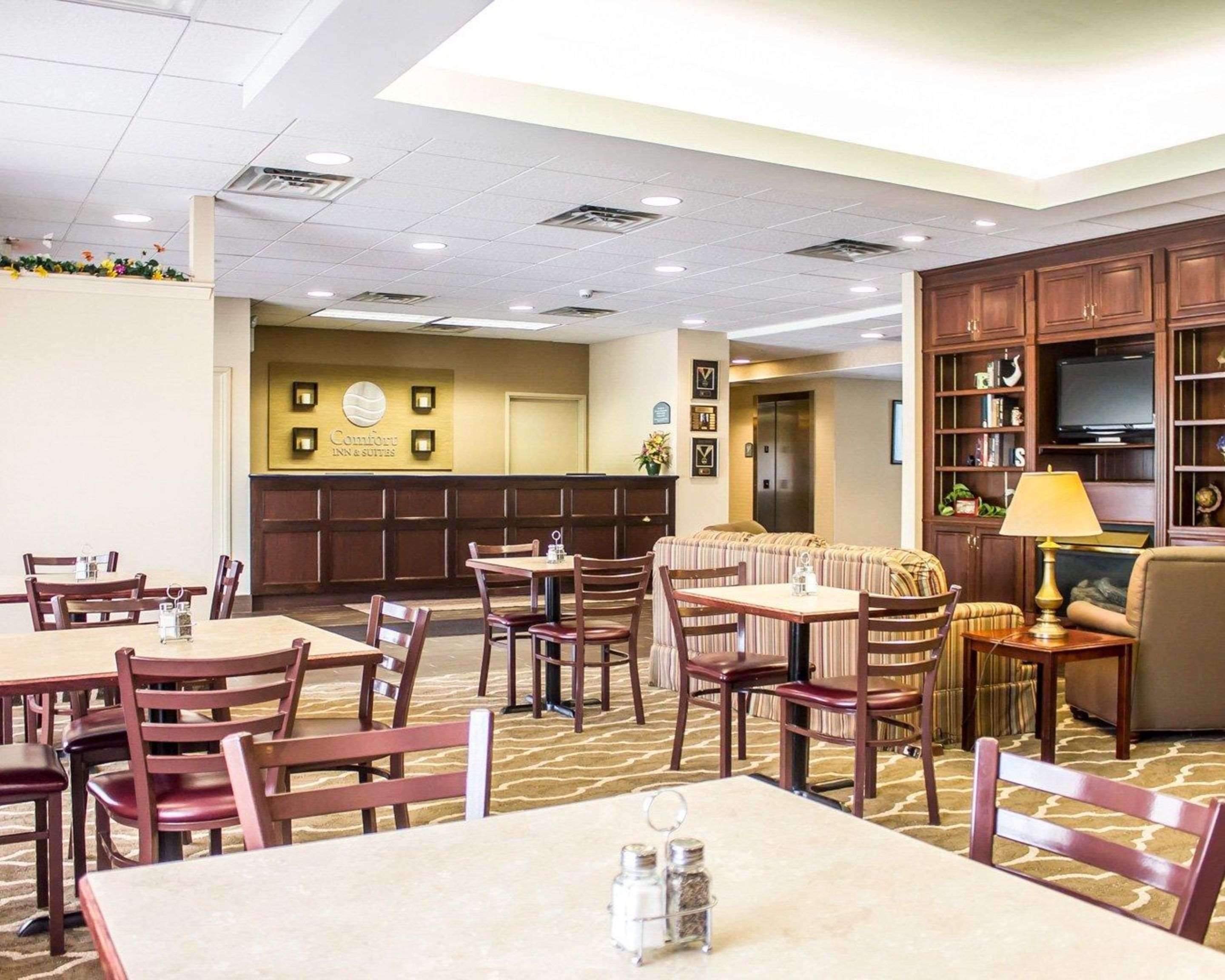 Spacious breakfast area