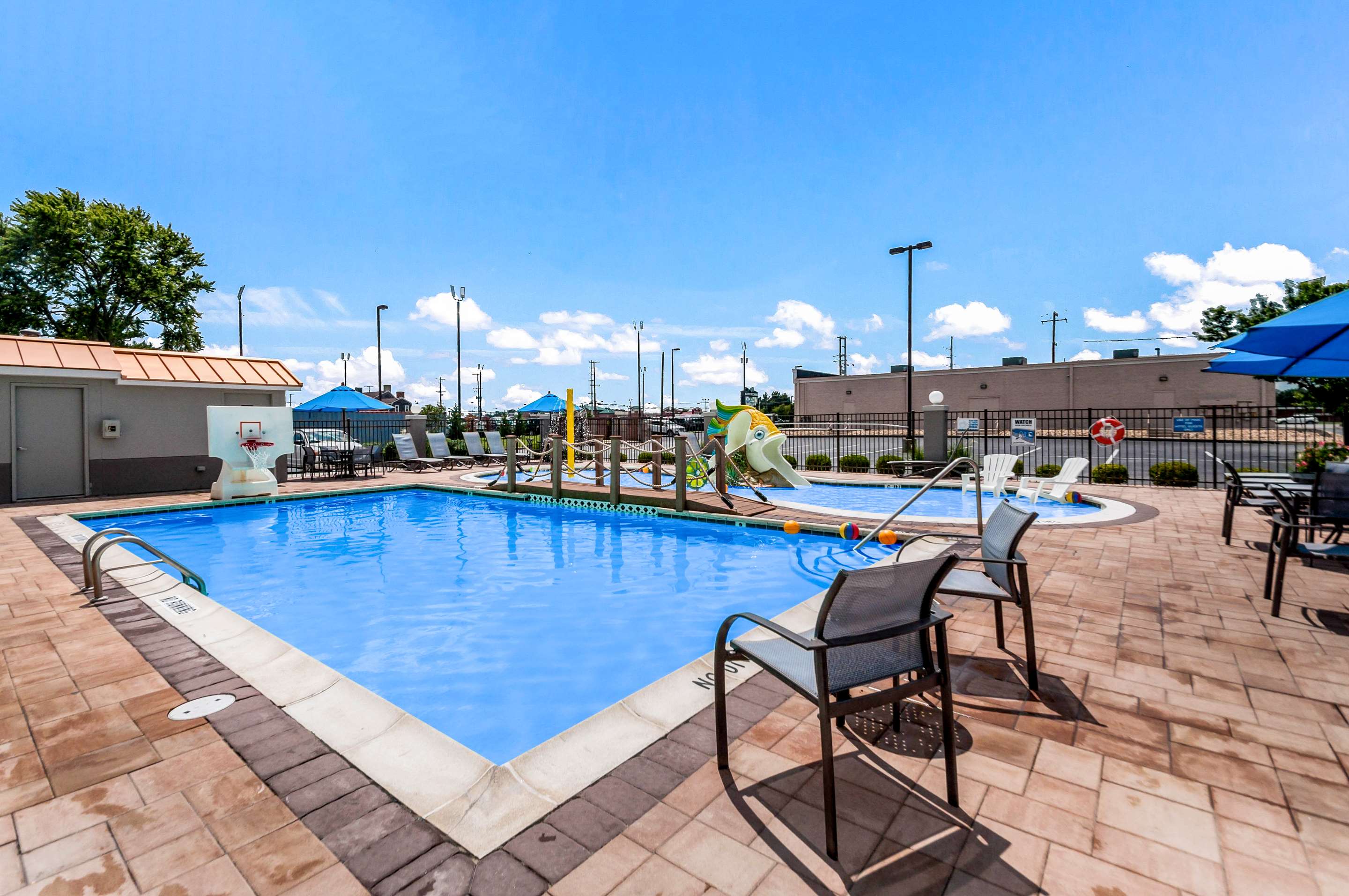 Outdoor pool | Sleep Inn & Suites Rehoboth Beach