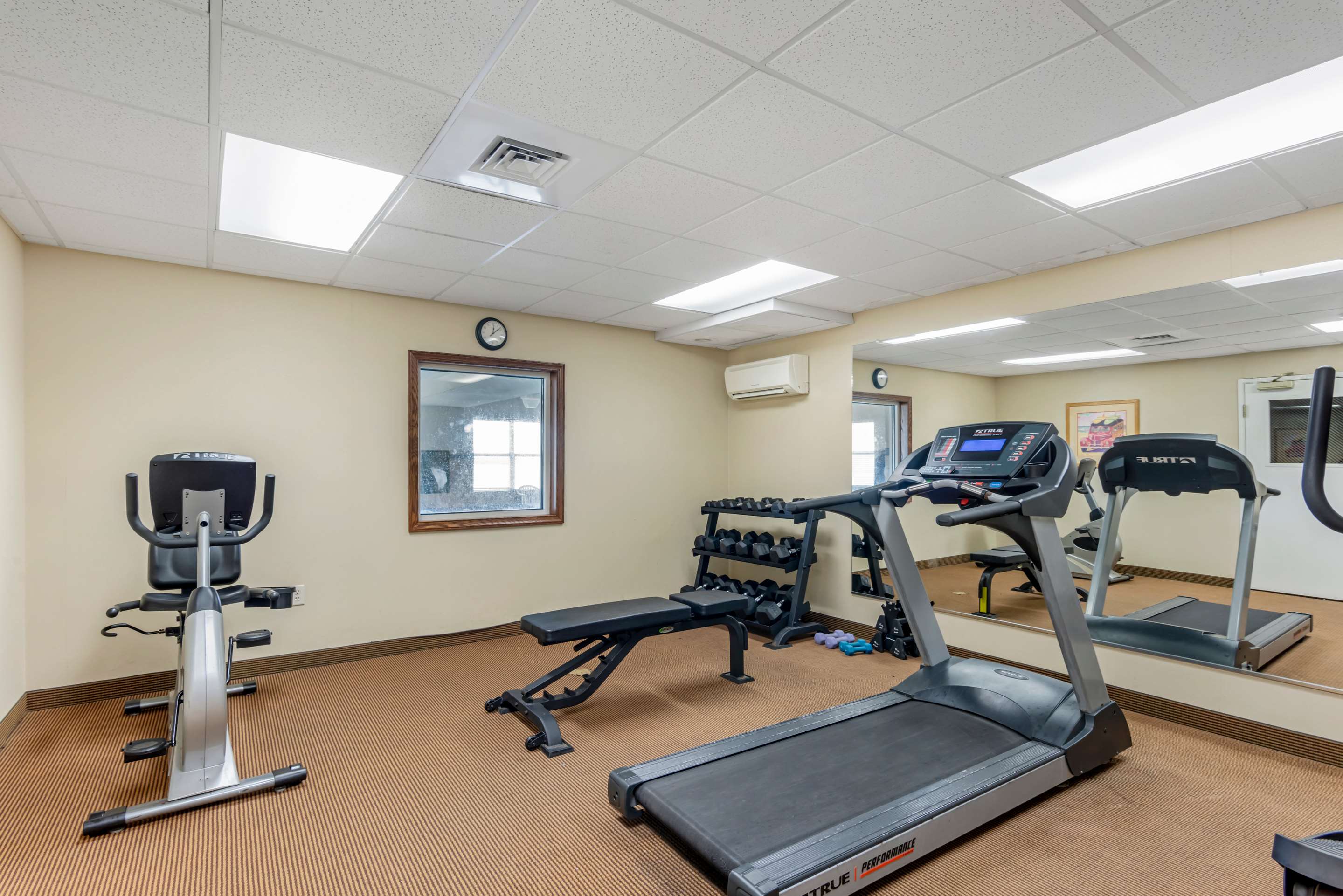 Exercise room with cardio equipment | Comfort Inn & Suites Dover