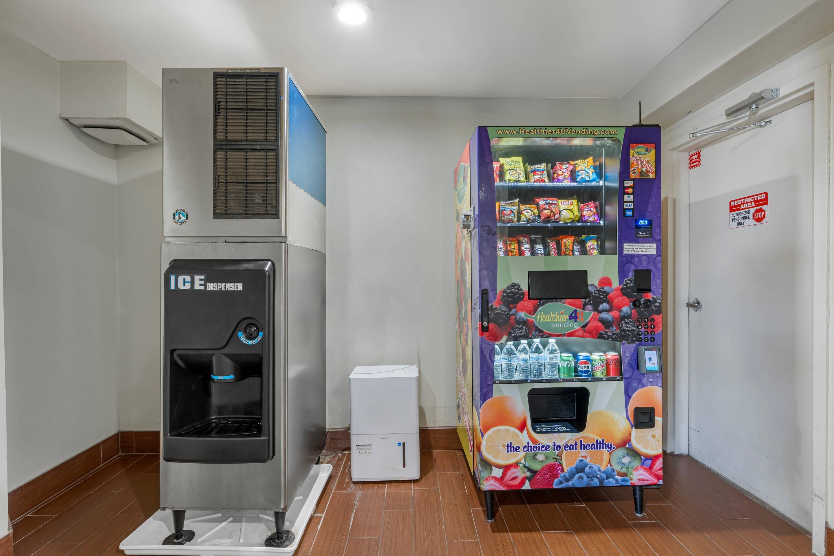 Hotel vending area