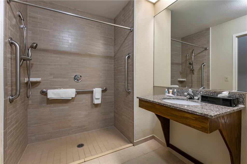 COMFORT INN AND SUITES DELAND - NEA-guestroom-Guest Room,Bathroom,On-Site.jpg