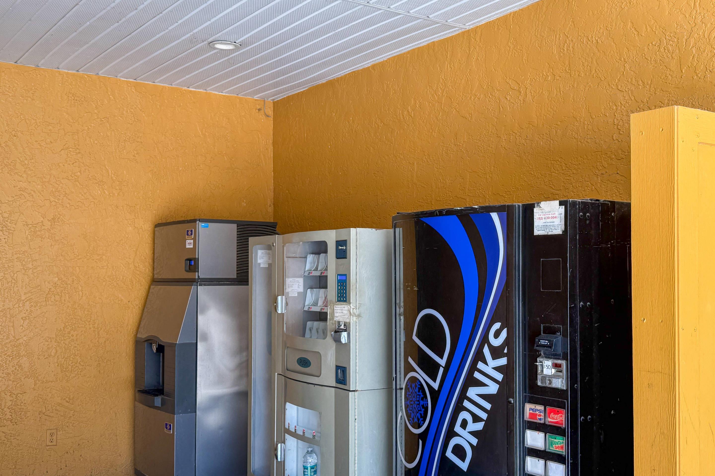 Hotel vending area