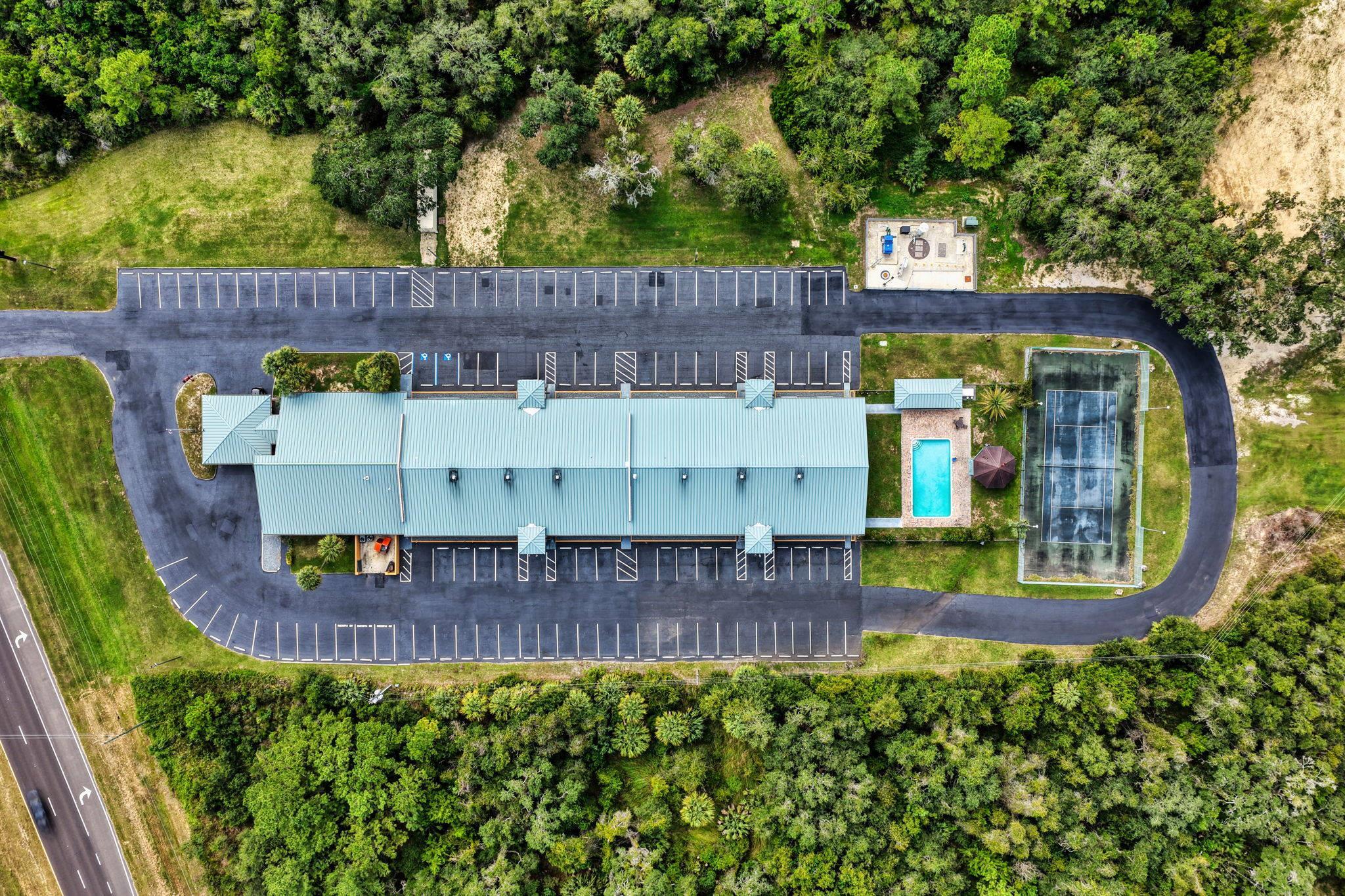 Hotel aerial view | Quality Inn Crystal River