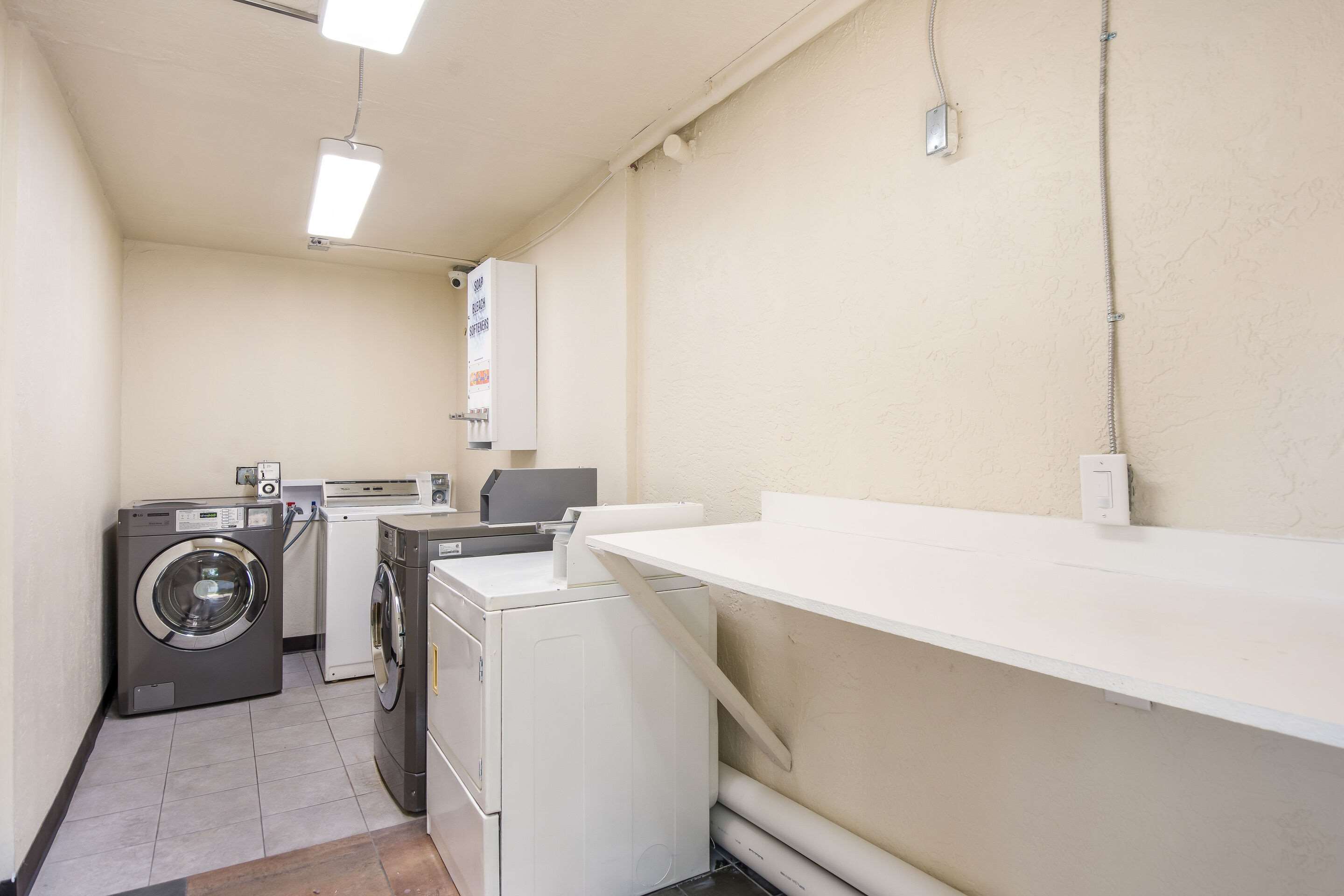 Guest laundry facilities