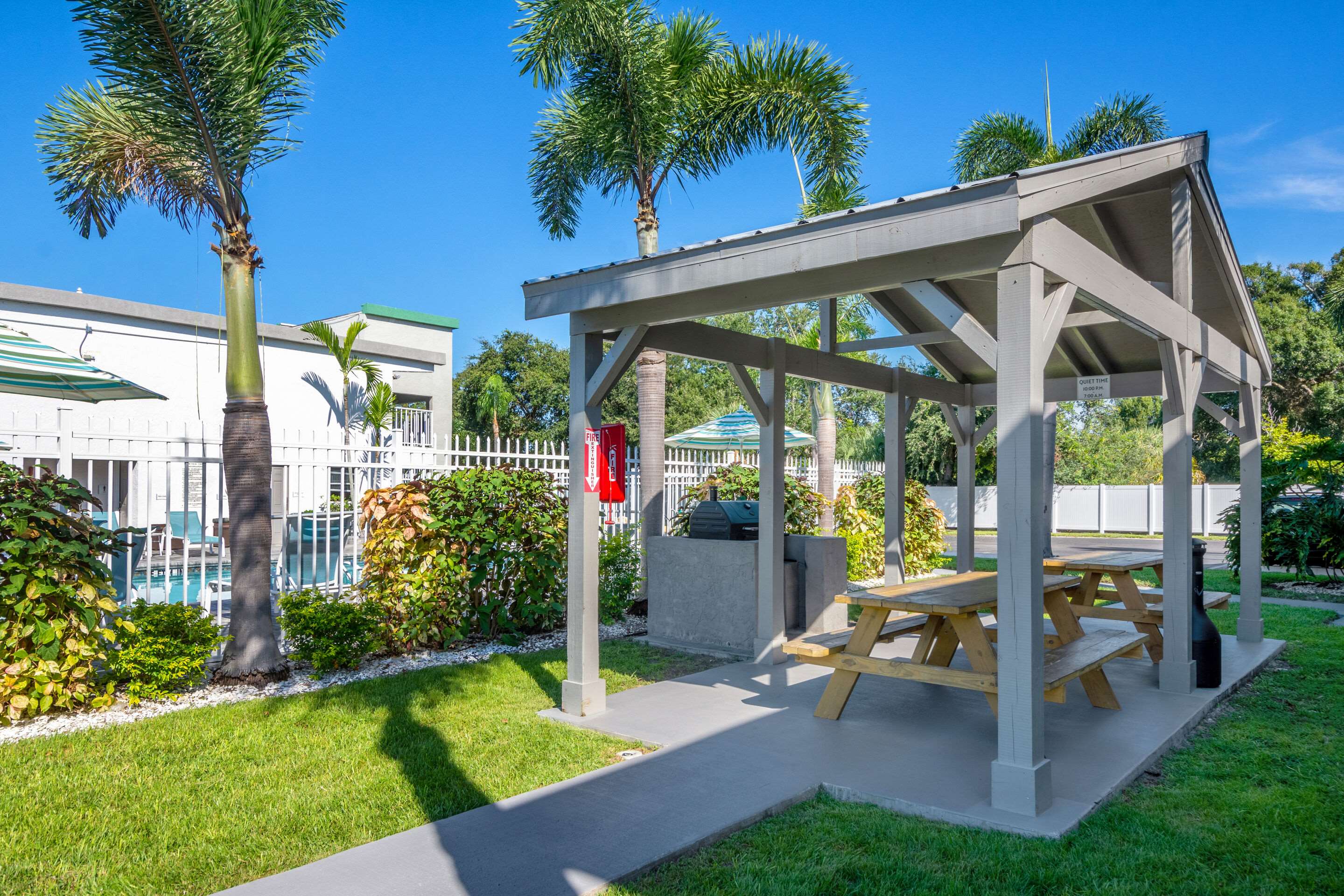 Grill area