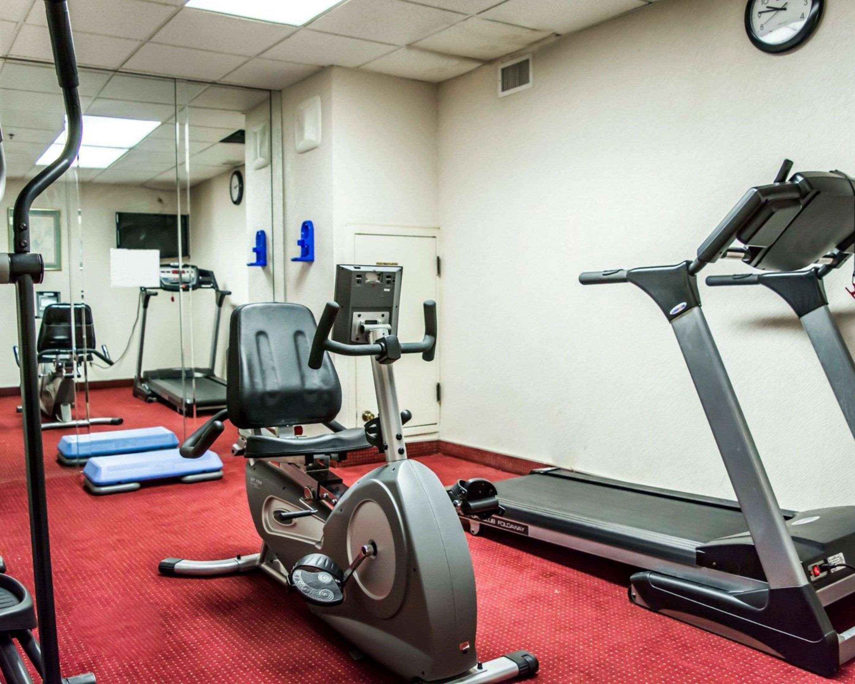 Fitness center with cardio equipment | Quality Suites Fort Myers - I-75