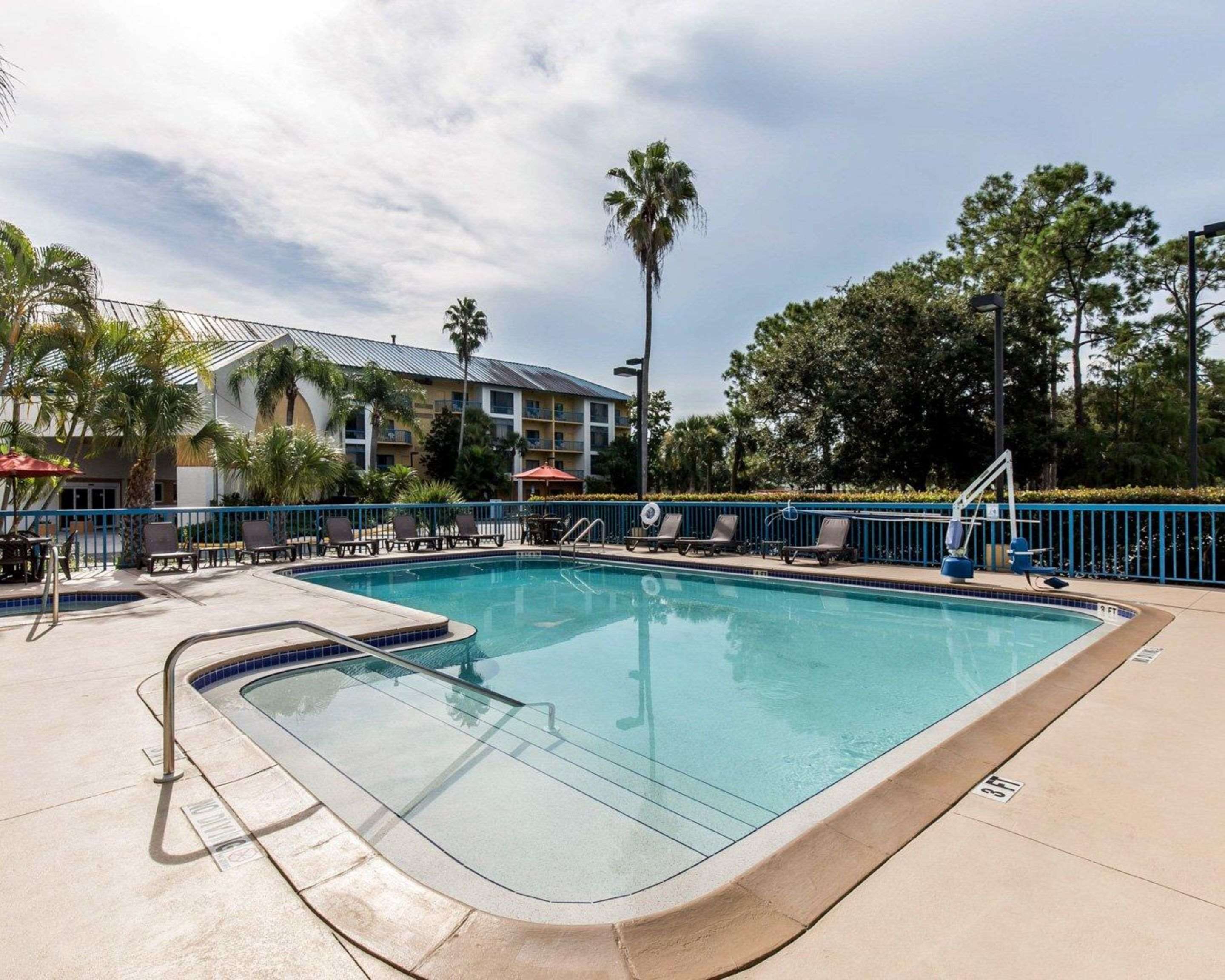Relax in the hotel pool