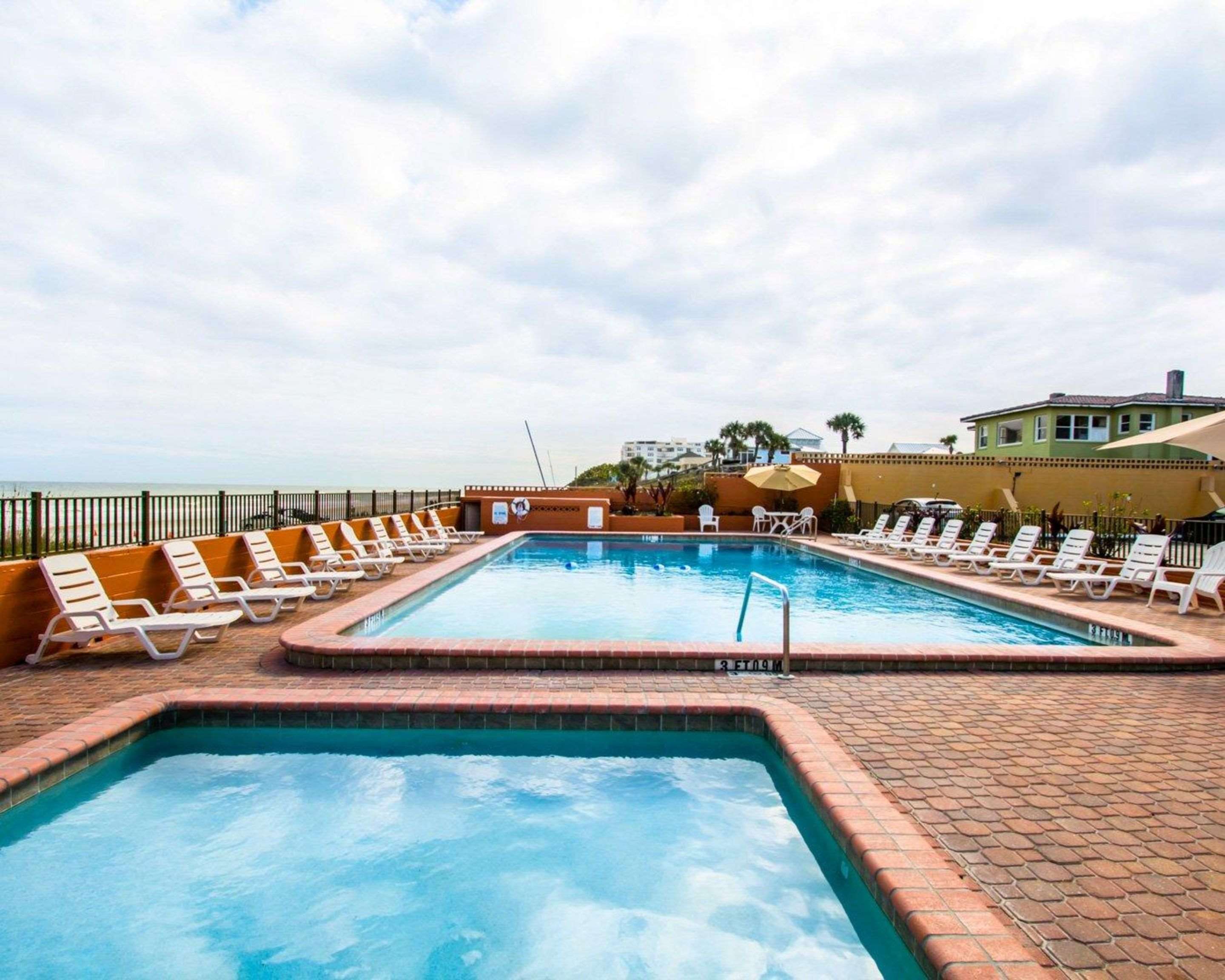 Outdoor pool with children's pool