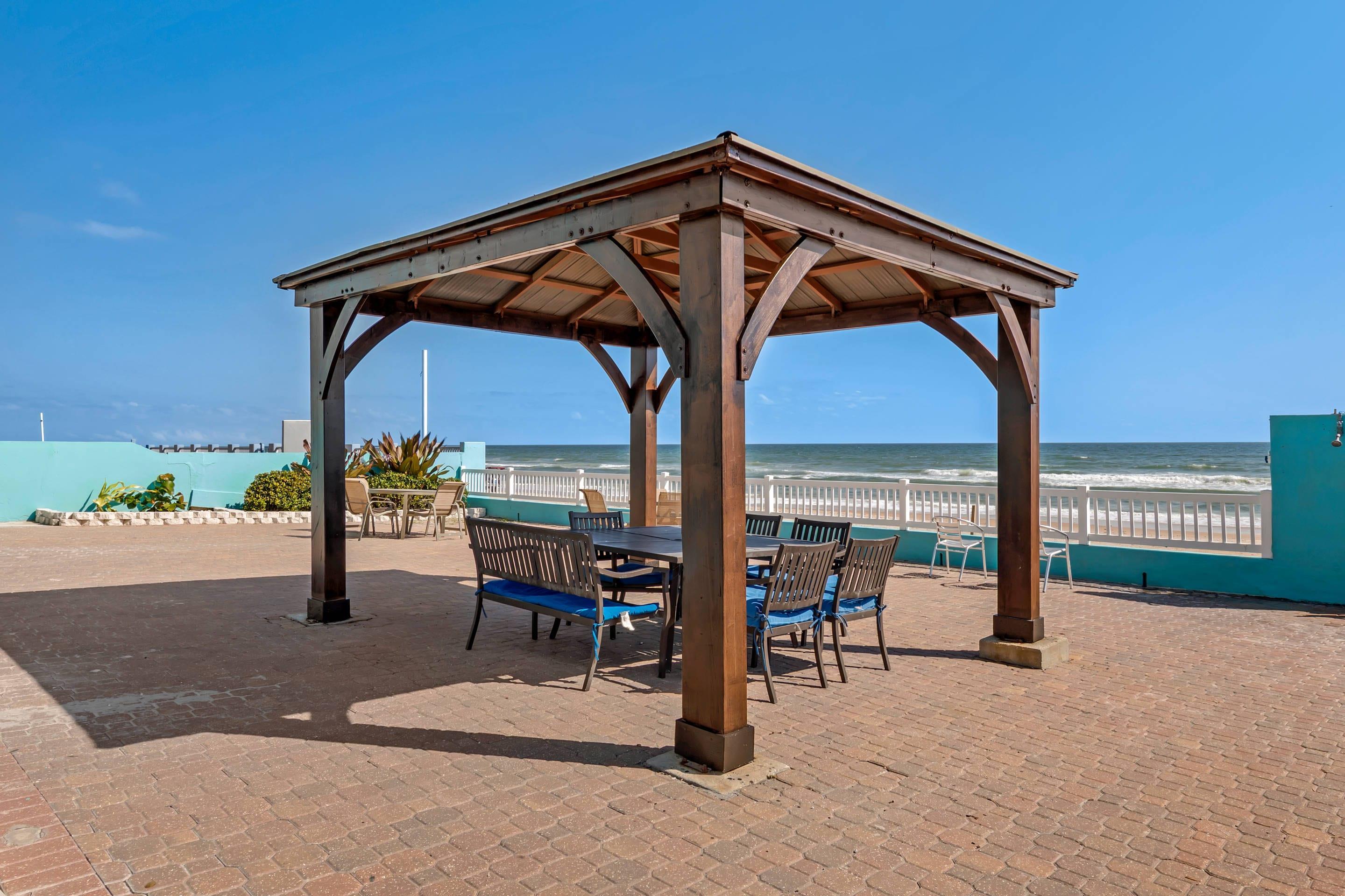 Hotel patio