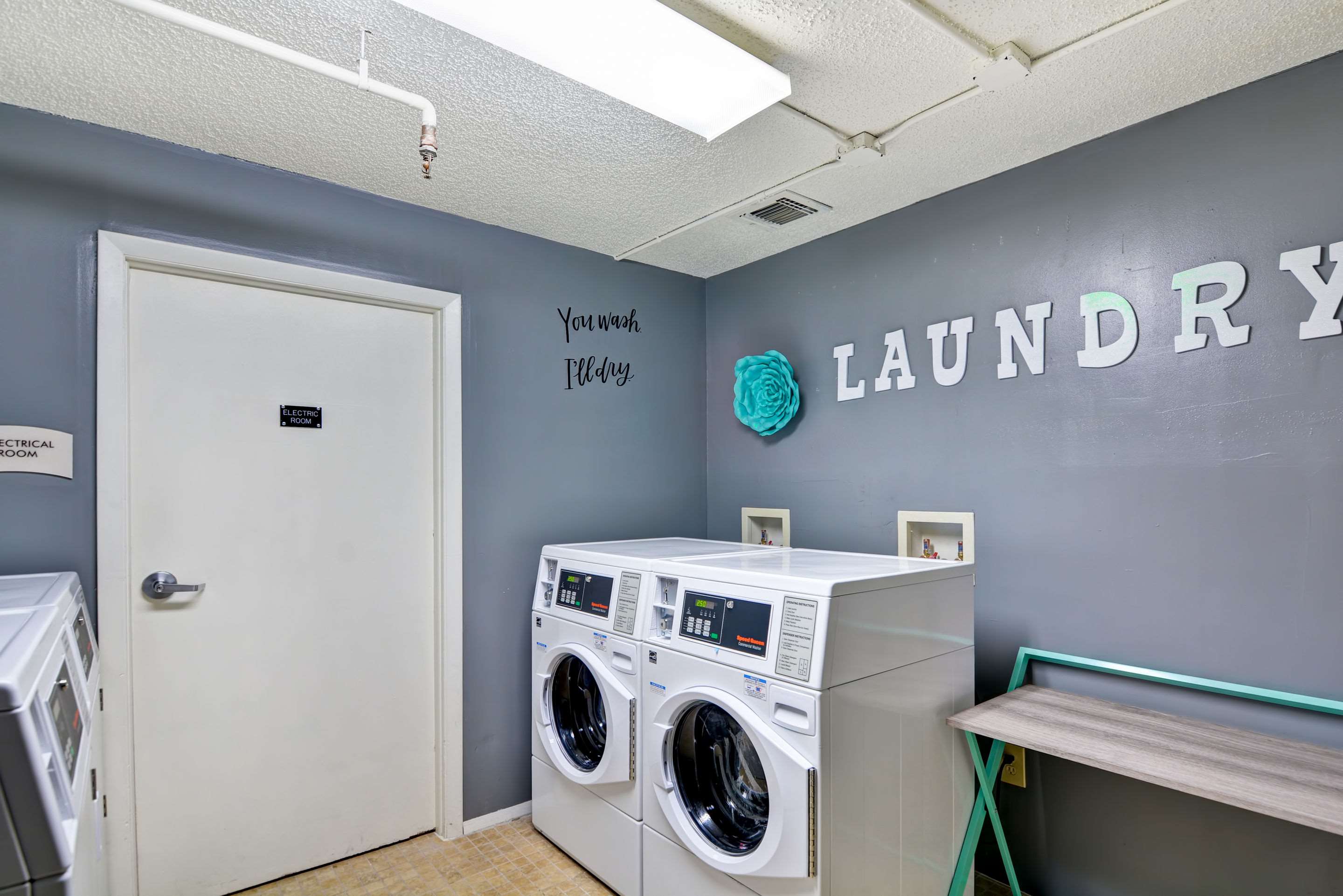 Guest laundry facilities