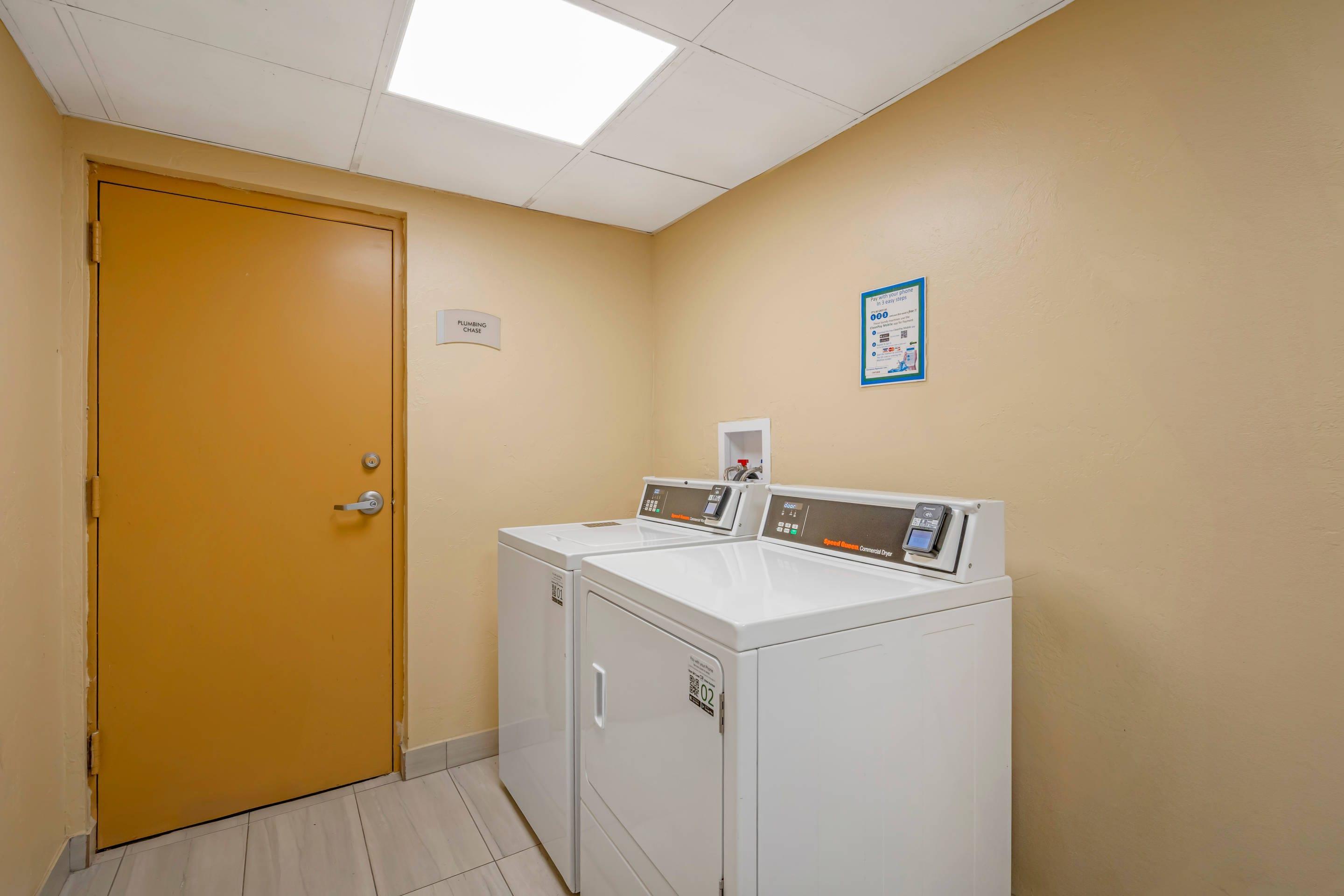 Guest laundry facilities