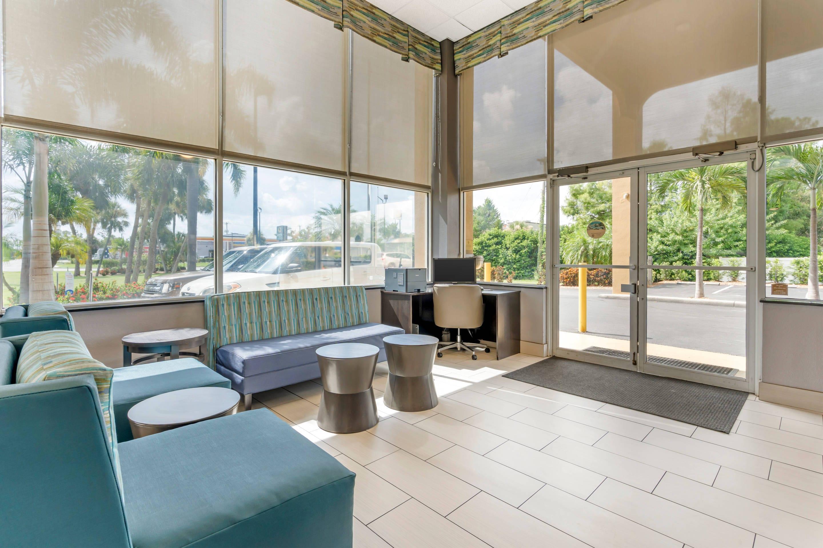 Lobby with sitting area
