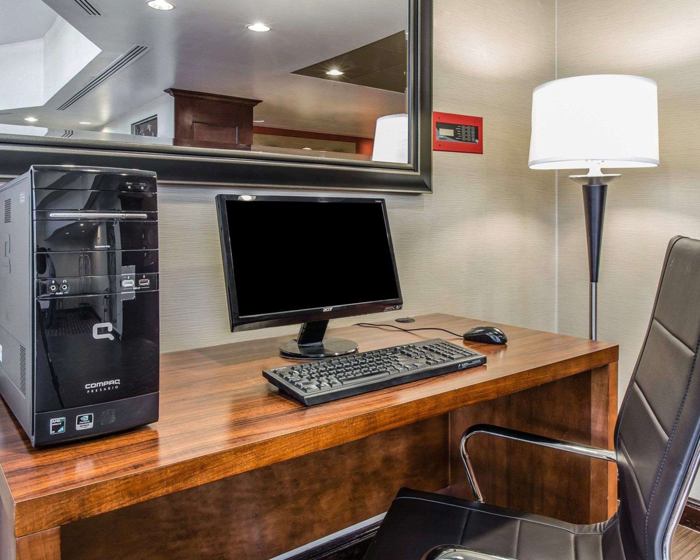 Business center with high-speed Internet access