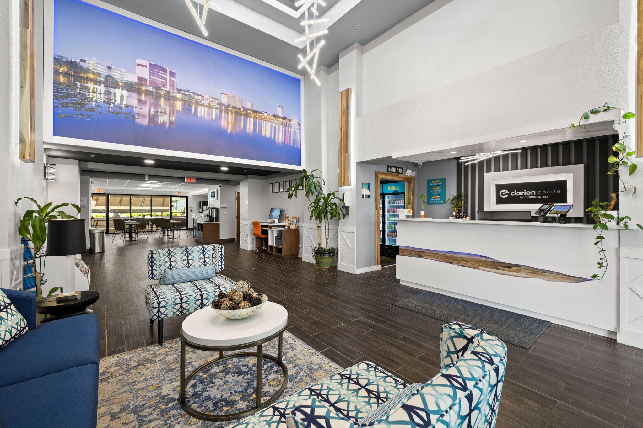Hotel lobby
