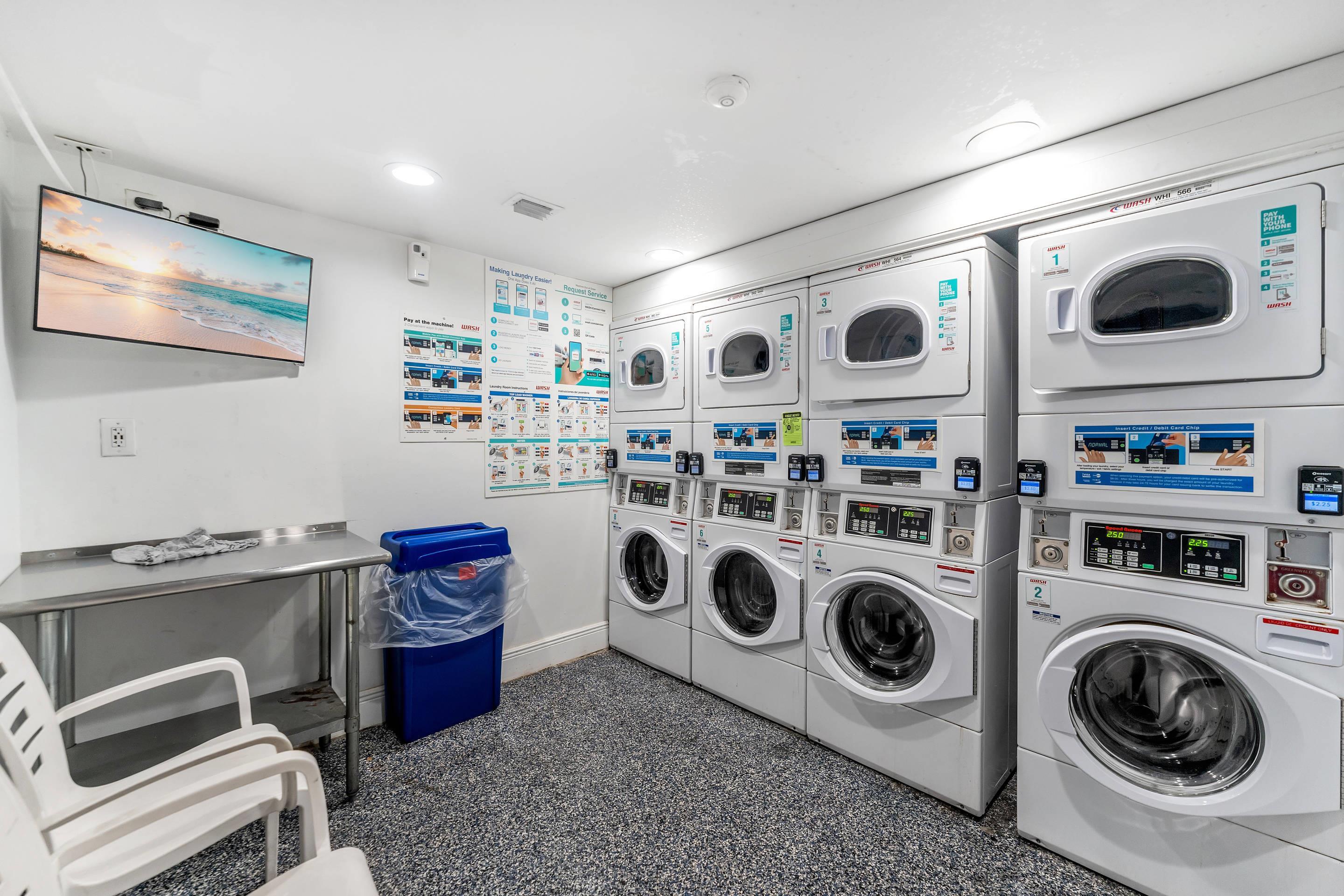 Guest laundry facilities