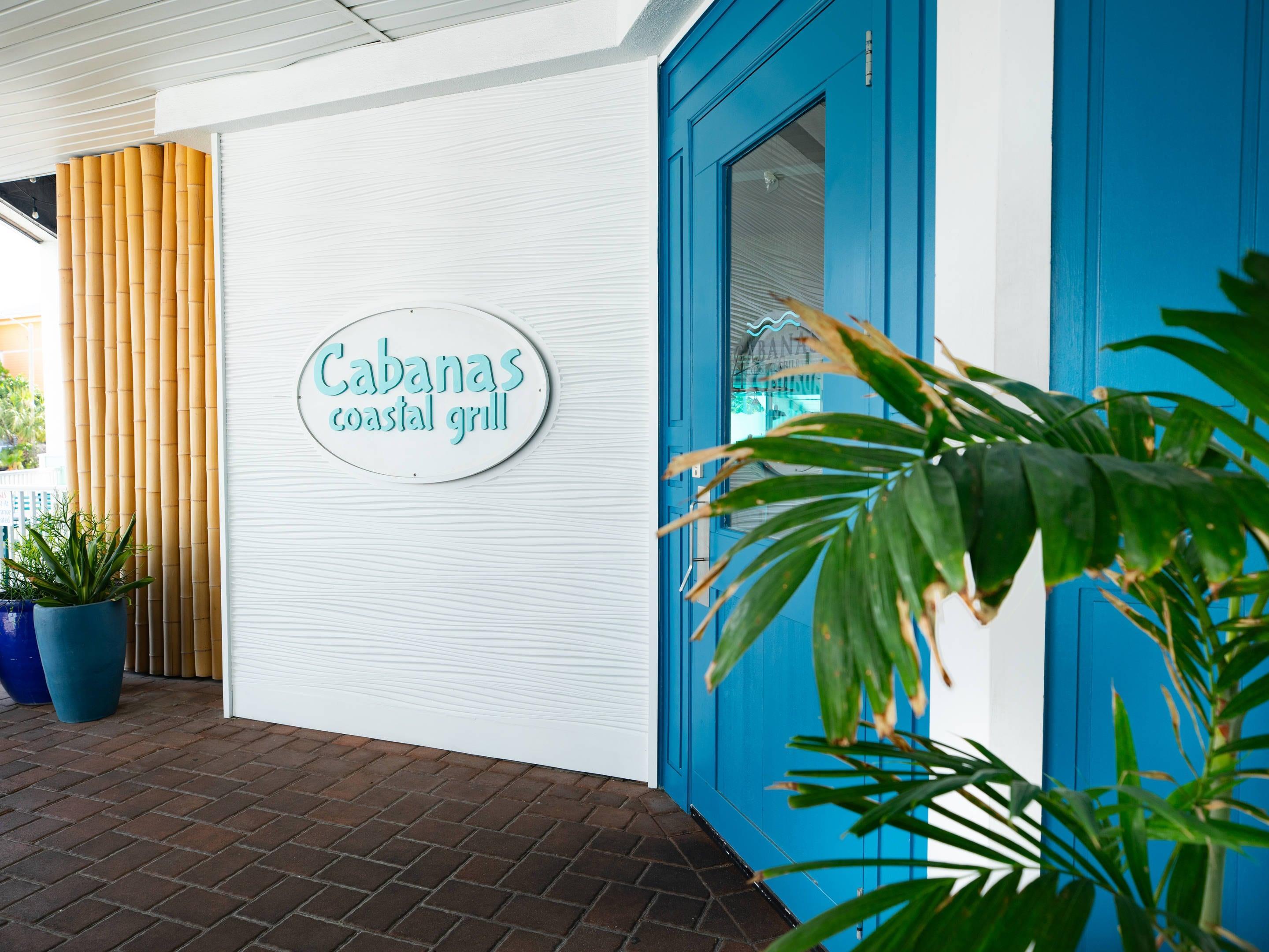 Cabanas coastal grill entrance | Winter the Dolphins Beach Club, Ascend Hotel Collection