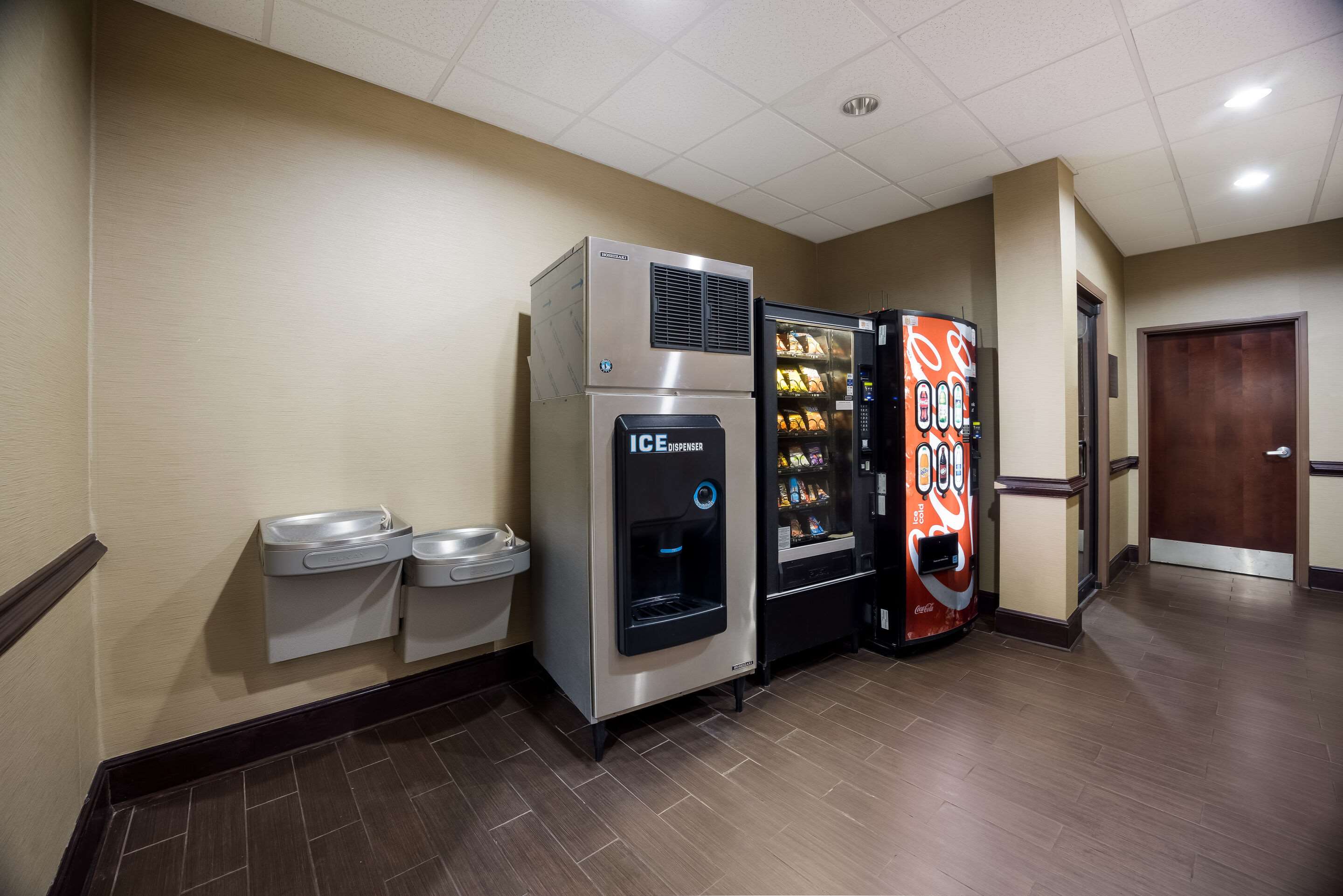Hotel vending area