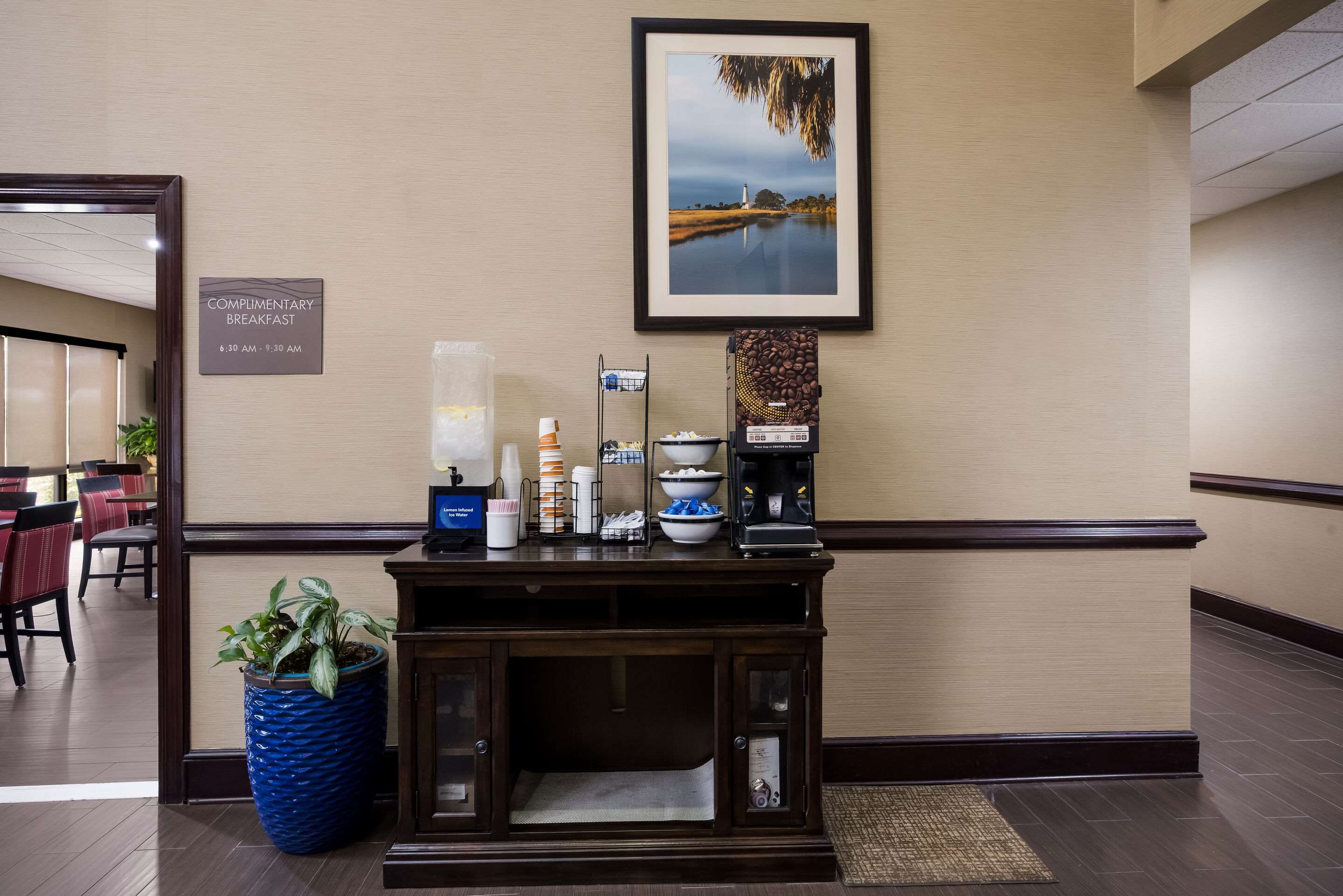 Hotel lobby