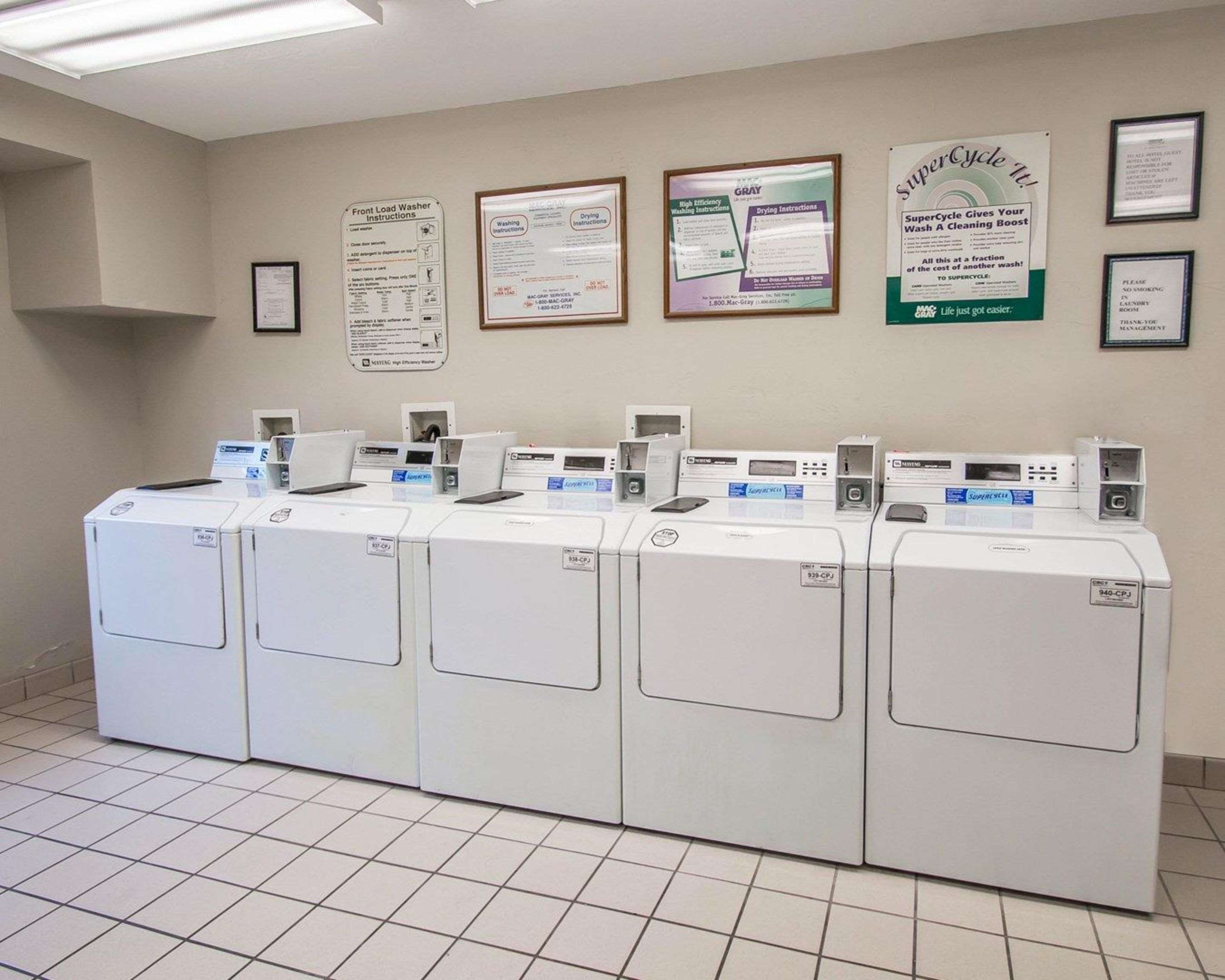 Guest laundry facilities