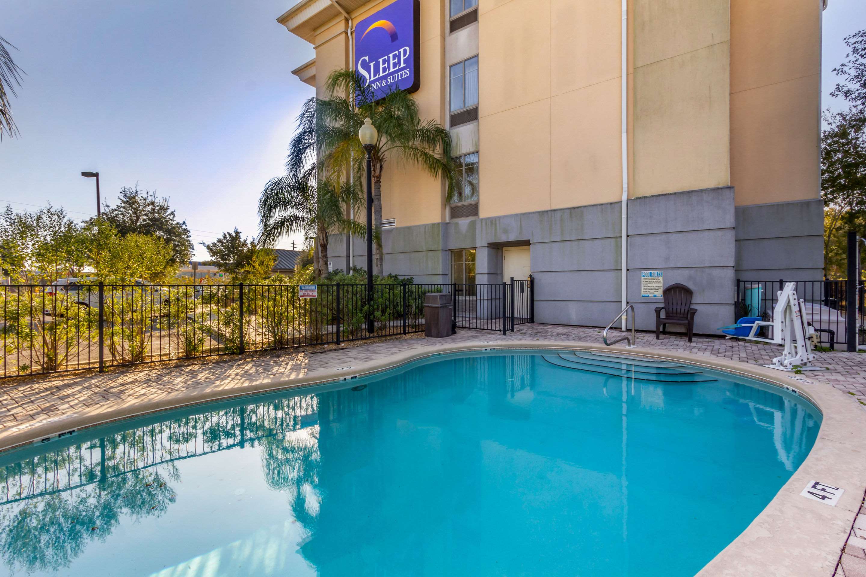 Outdoor pool | Sleep Inn & Suites Jacksonville