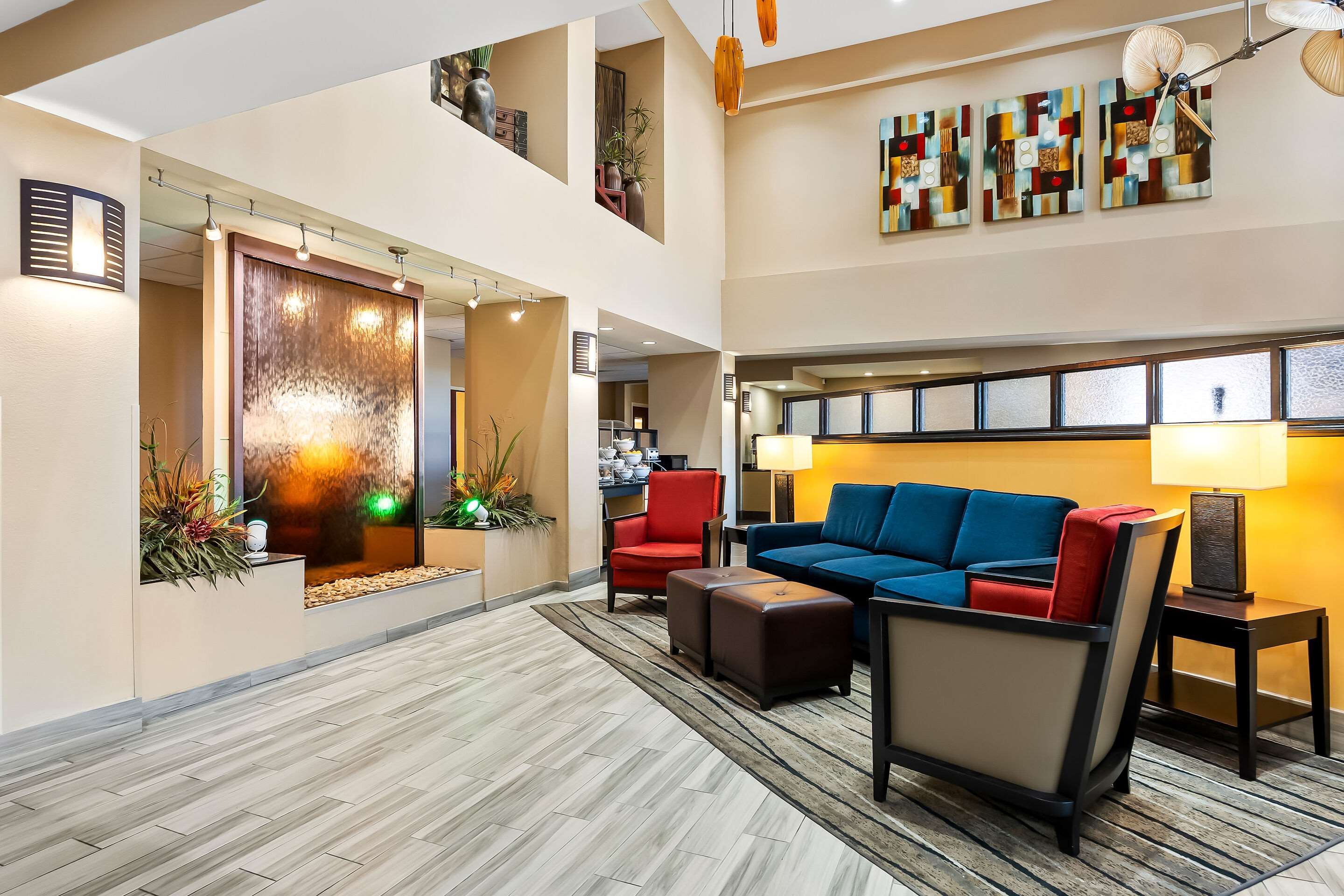 Hotel lobby | Comfort Suites Panama City near Tyndall AFB