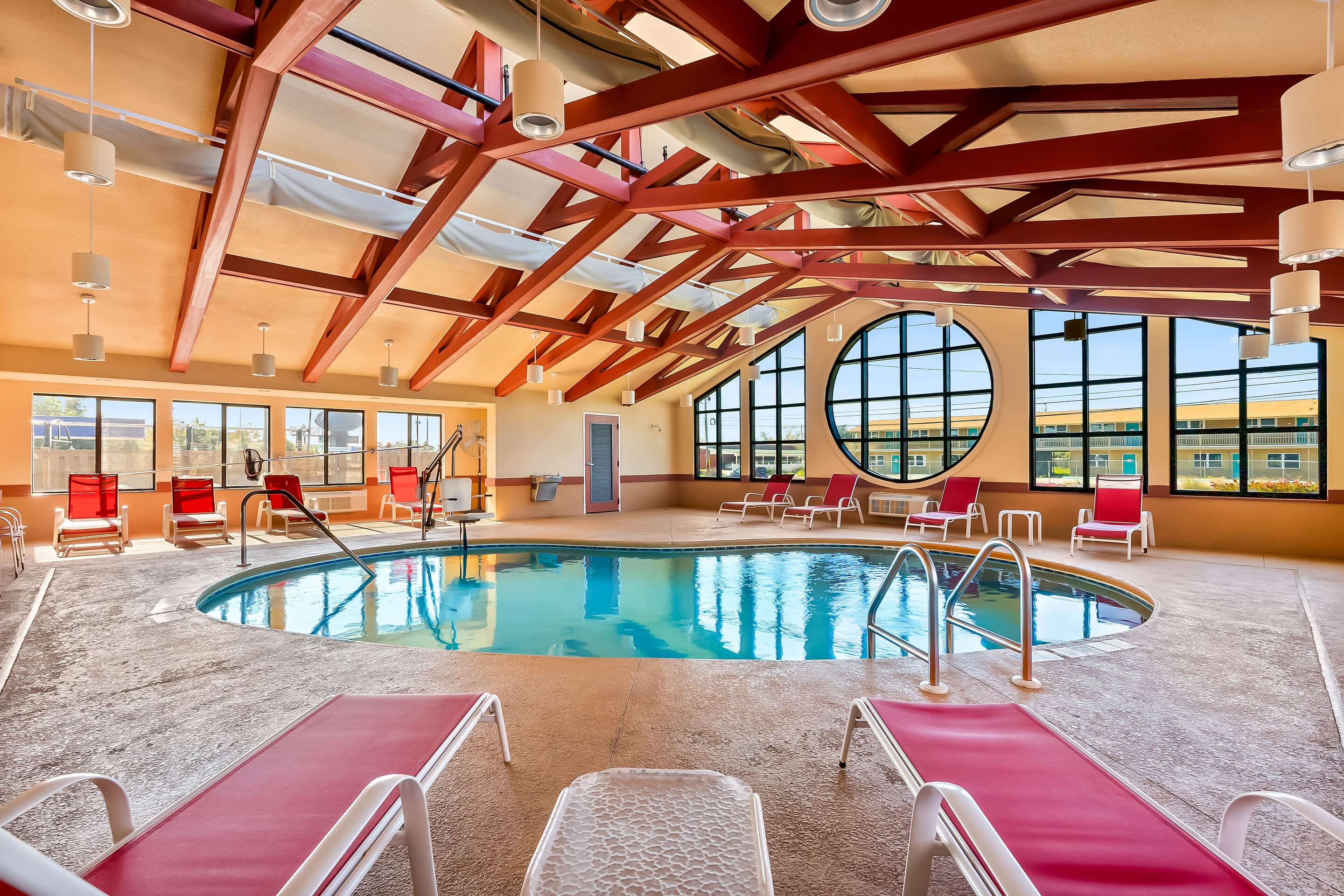 Indoor pool | Comfort Suites Panama City near Tyndall AFB