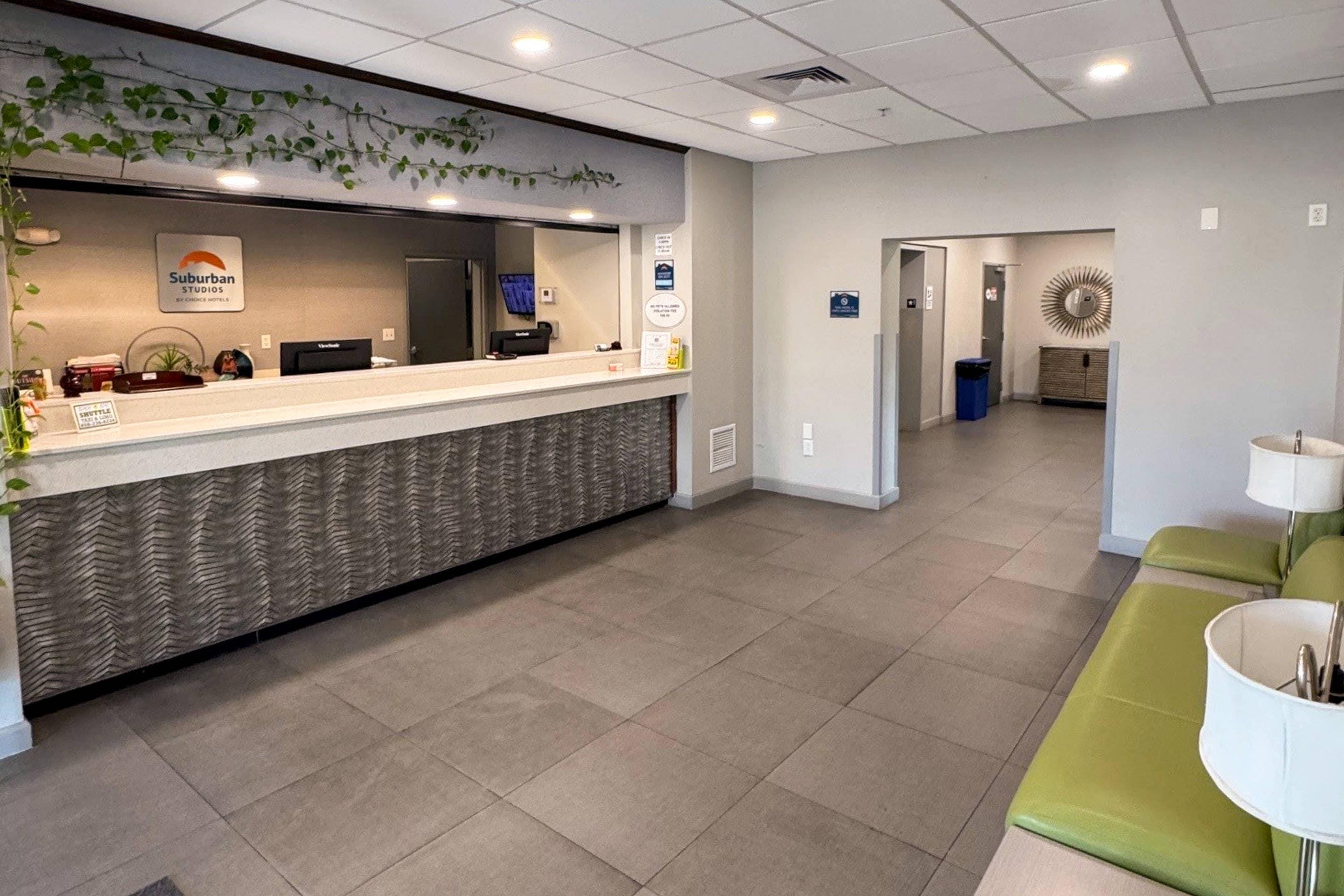 Front desk | Suburban Studios near Panama City Beach