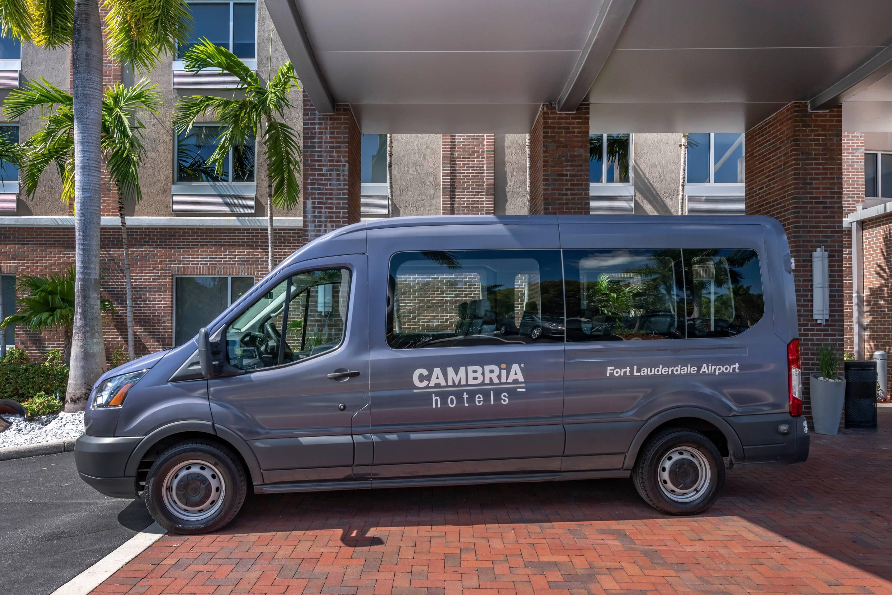 Free airport transportation | Cambria Hotel Ft Lauderdale, Airport South & Cruise Port