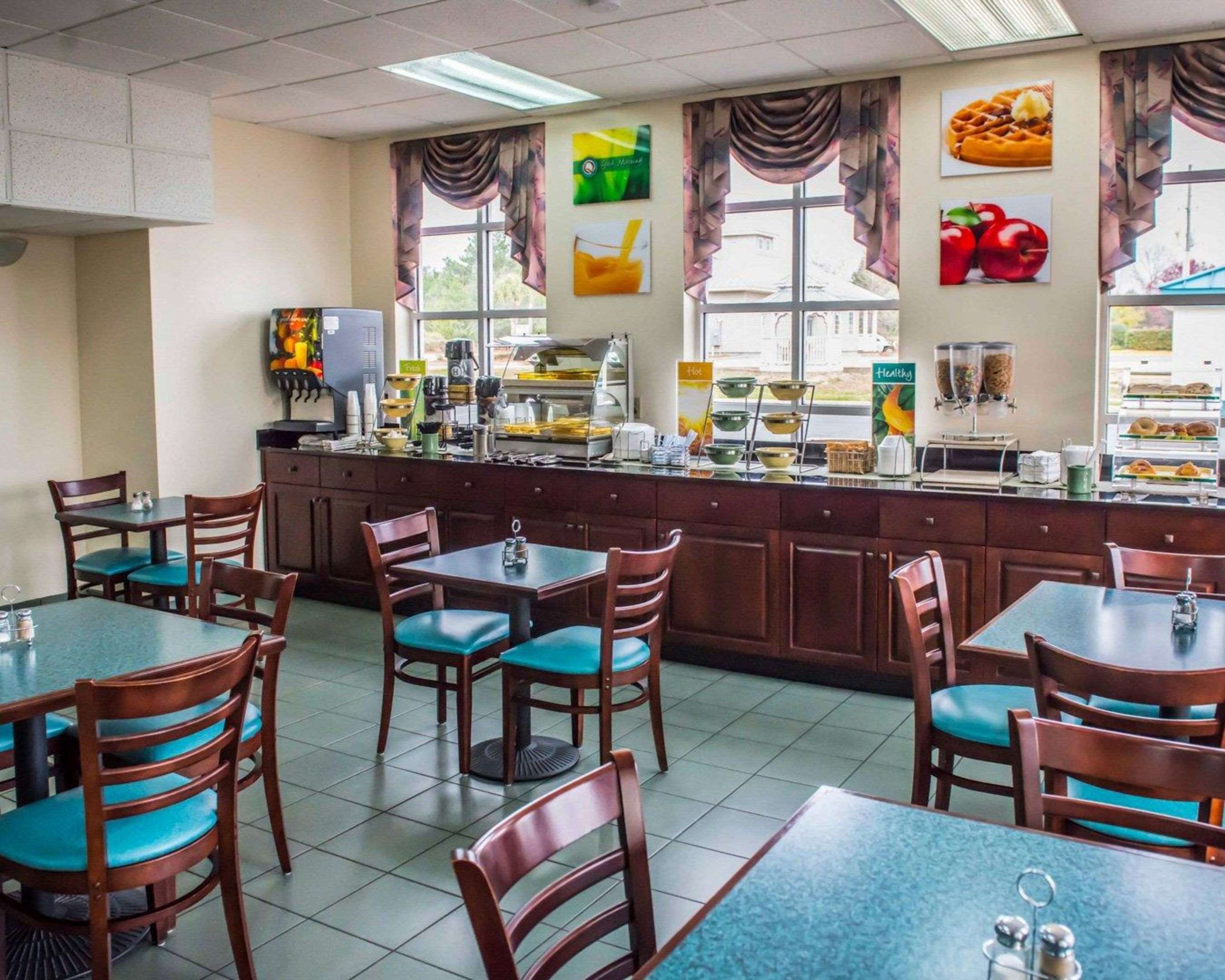 Enjoy breakfast in this seating area