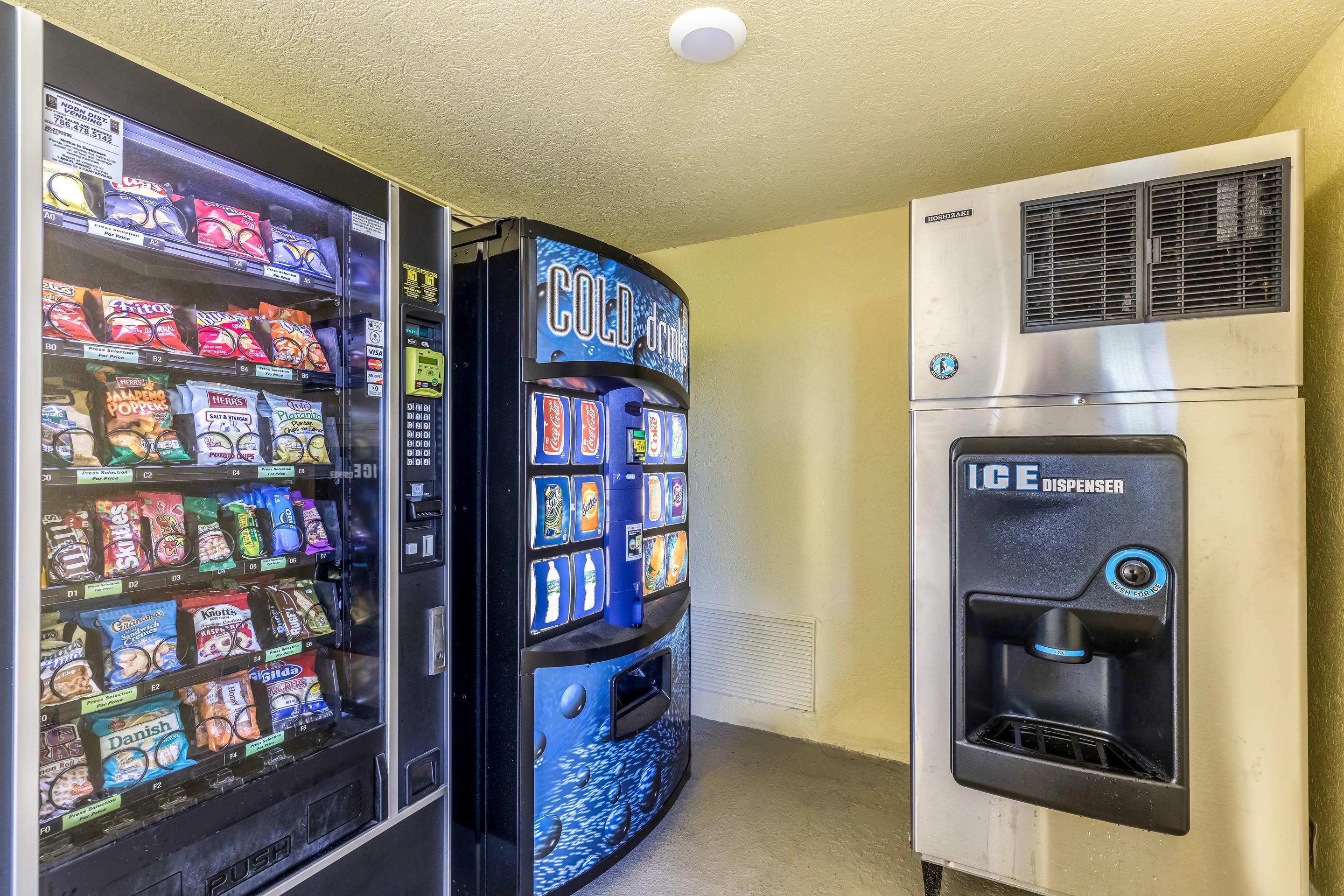 Hotel vending area