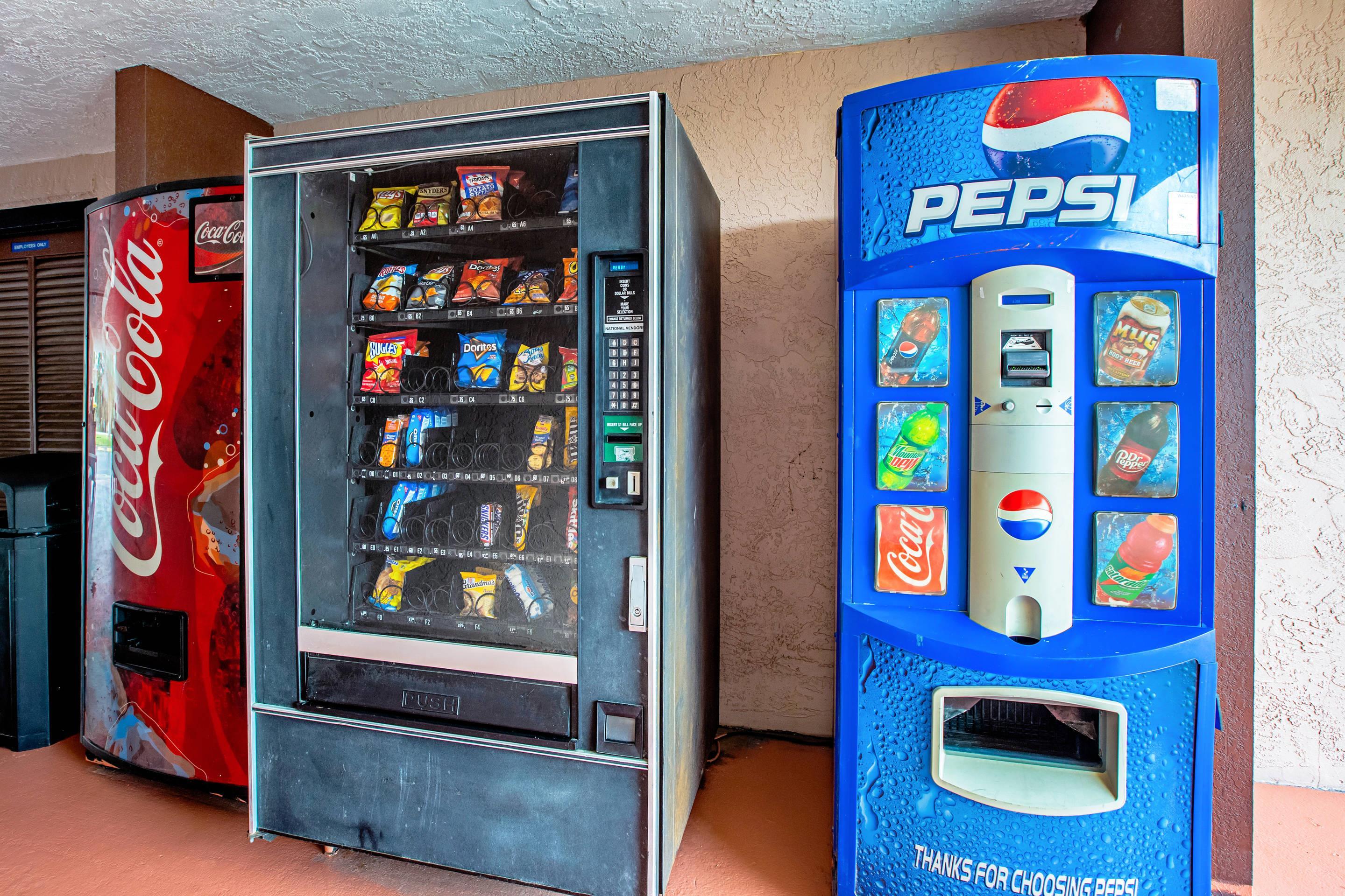 Hotel vending area