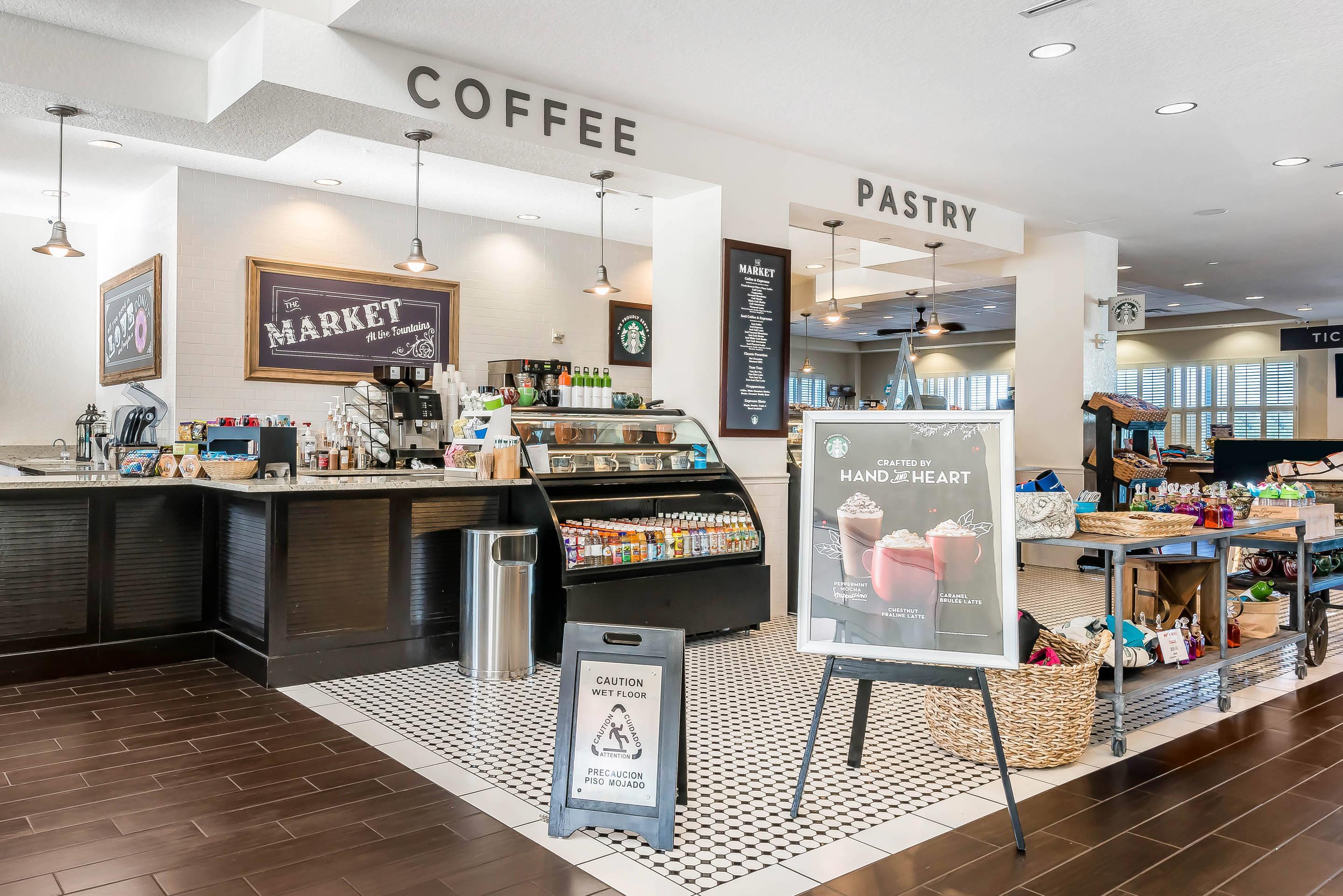 Hotel coffee shop | Bluegreen Vacations Fountains, Ascend Resort Collection