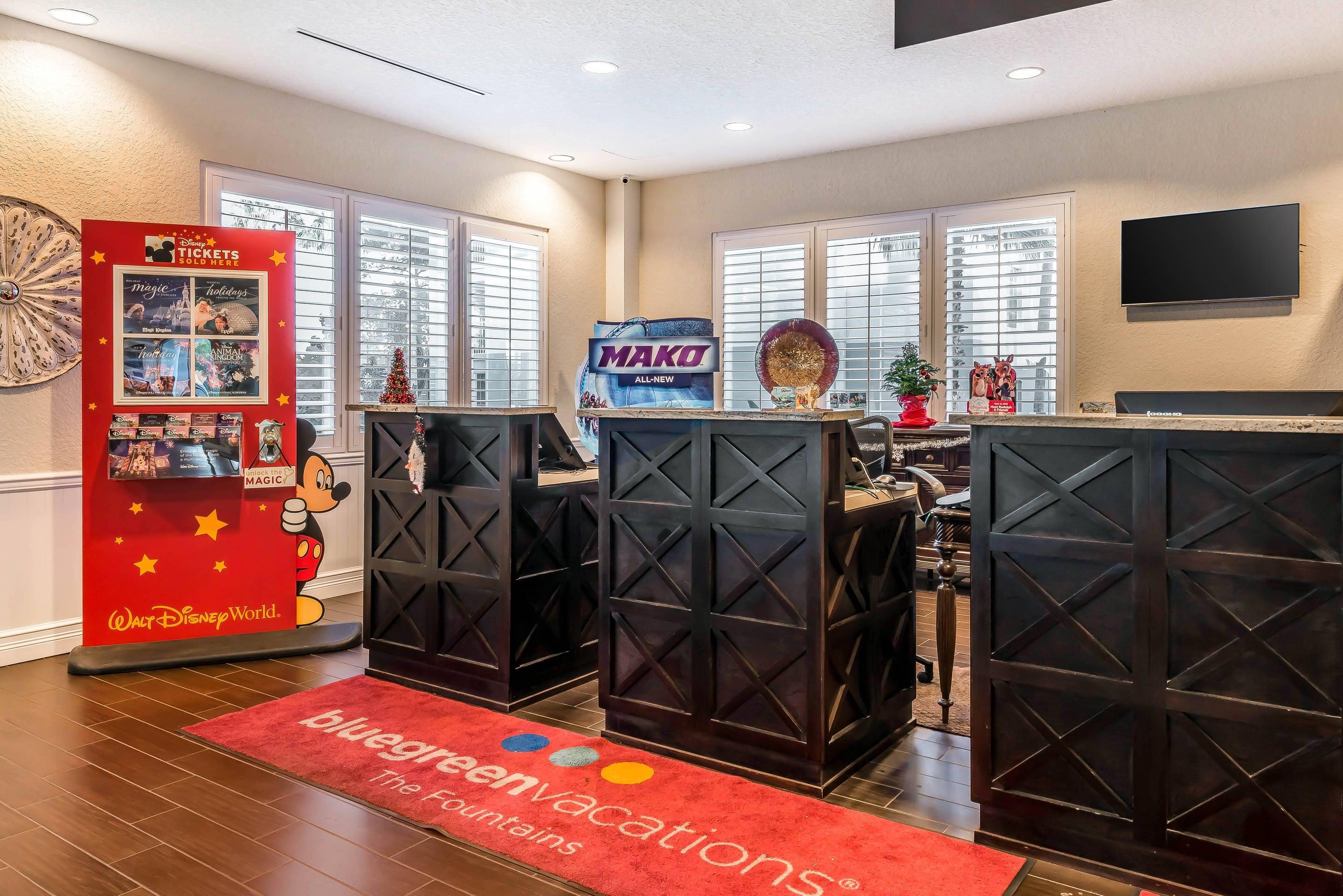 Front desk with friendly staff | Bluegreen Vacations Fountains, Ascend Resort Collection