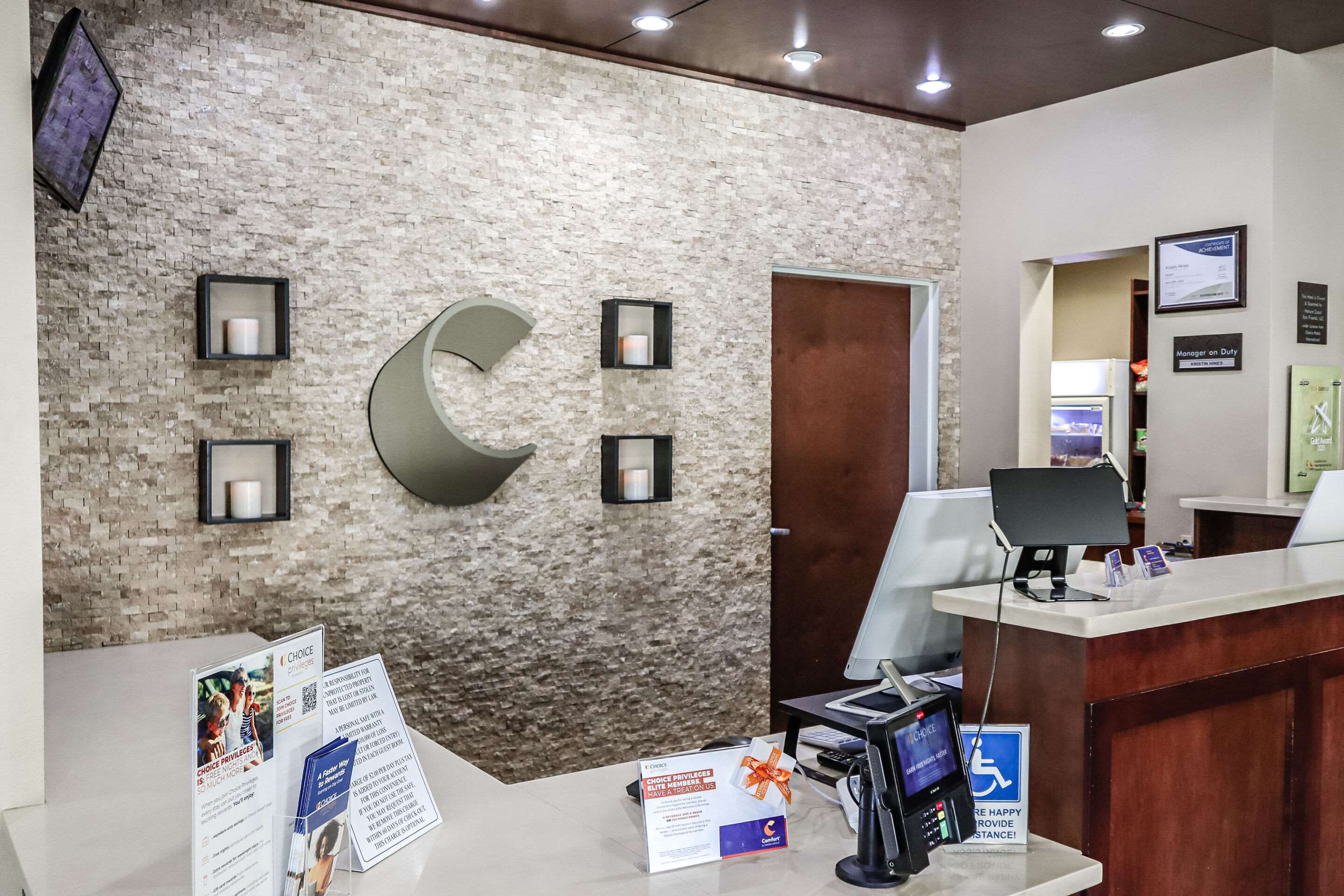Front desk