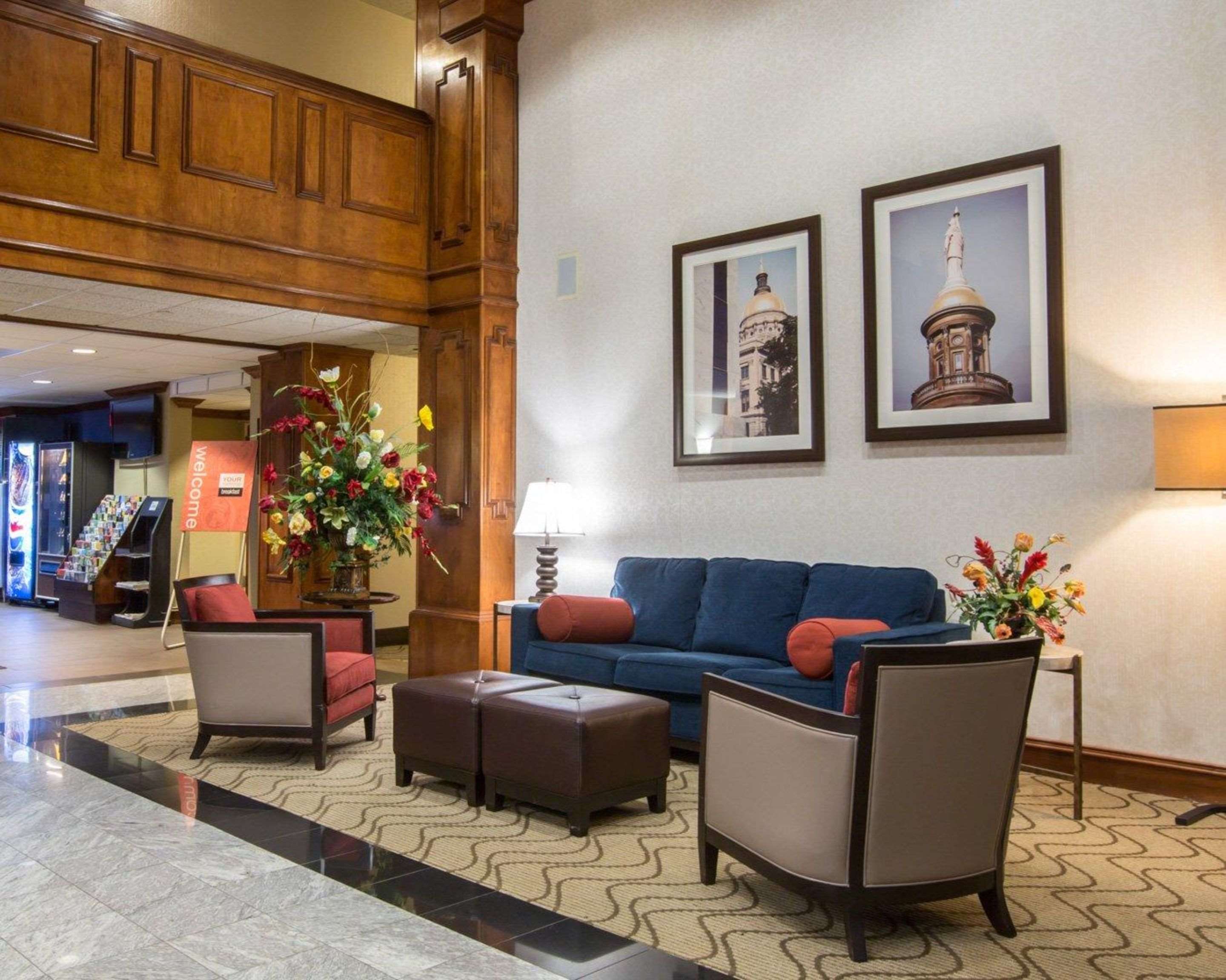 Spacious lobby | Comfort Suites Cumming