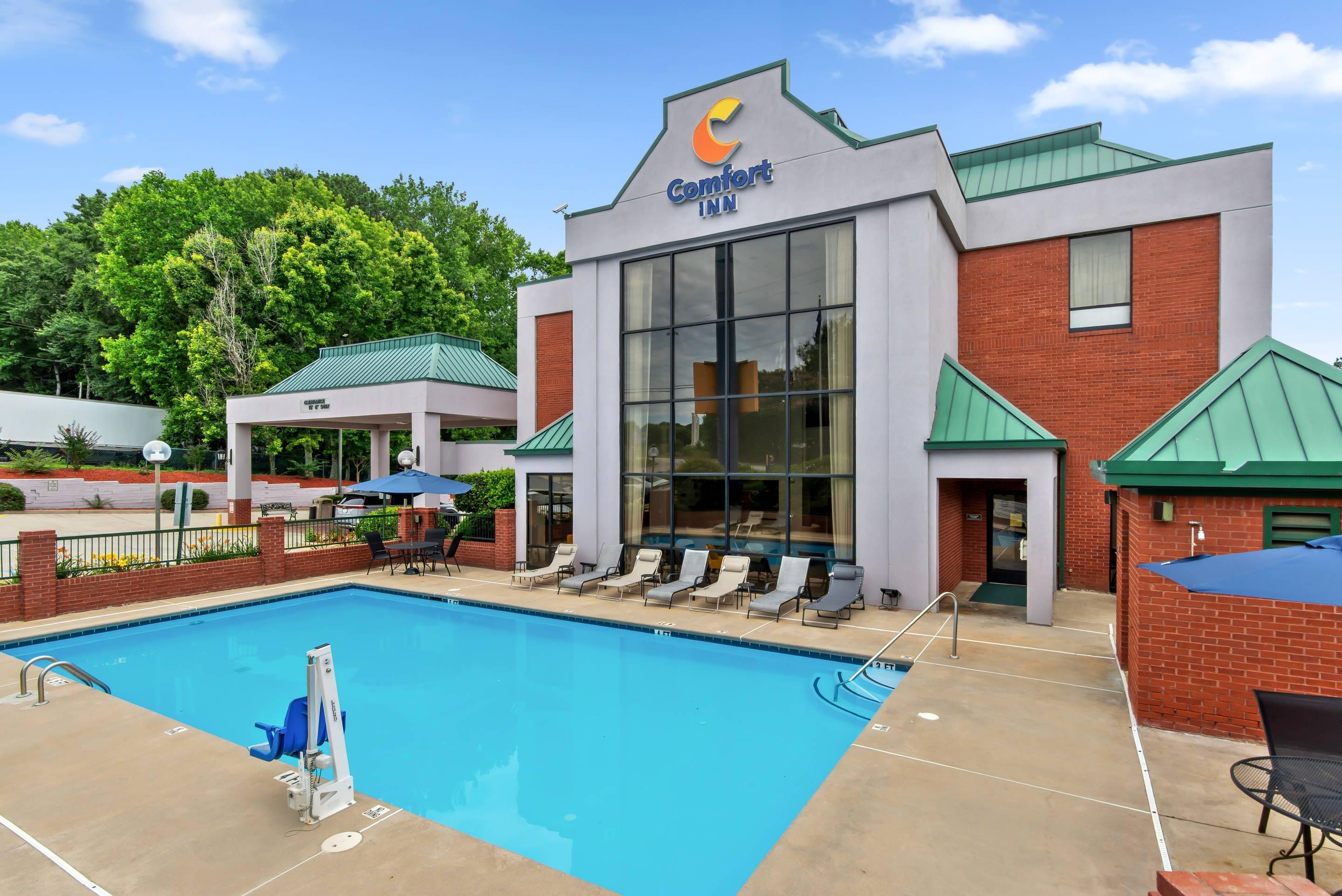 Relax by the pool | Comfort Inn Douglasville