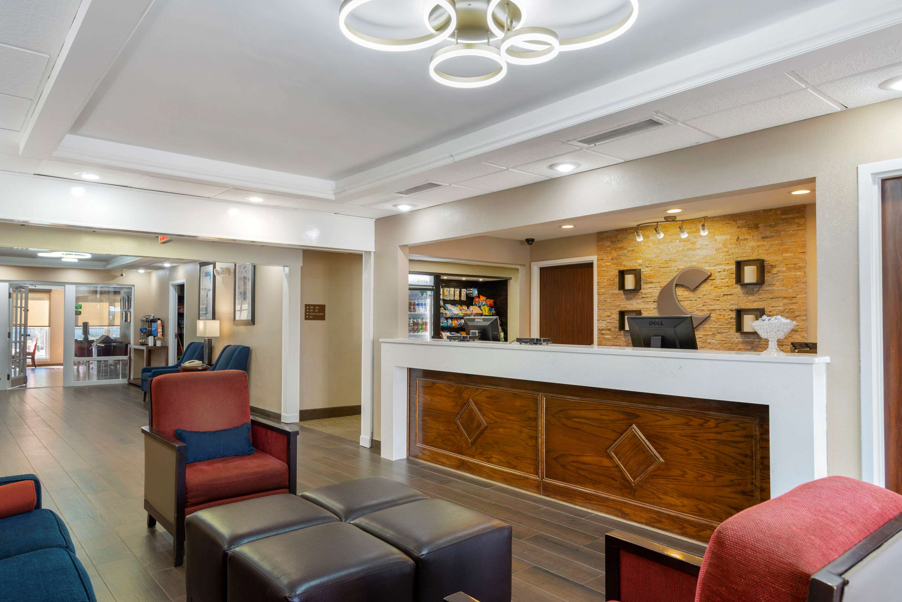 Front desk with friendly staff | Comfort Inn & Suites - near Robins Air Force Base Main Gate