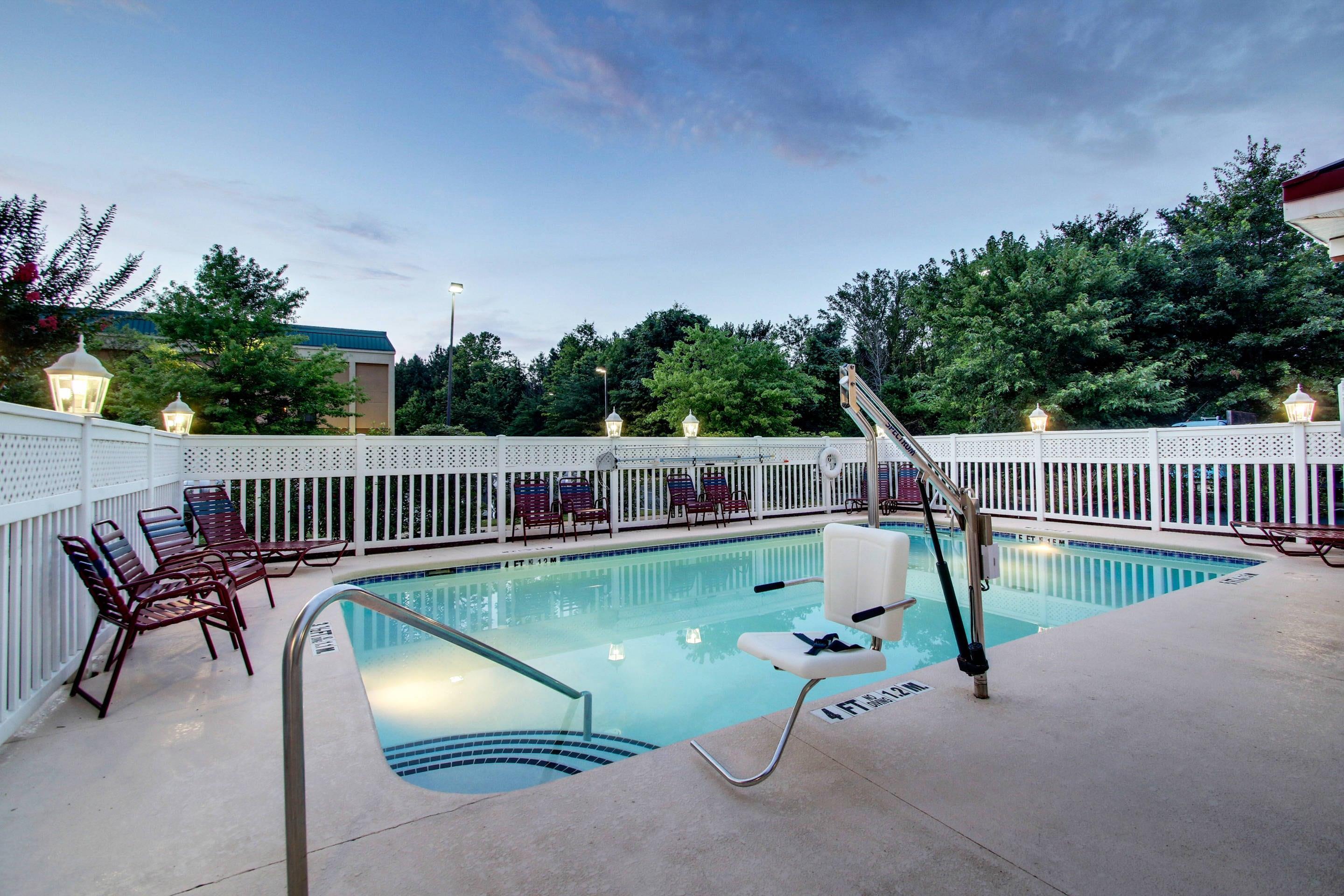 Outdoor pool | Comfort Suites