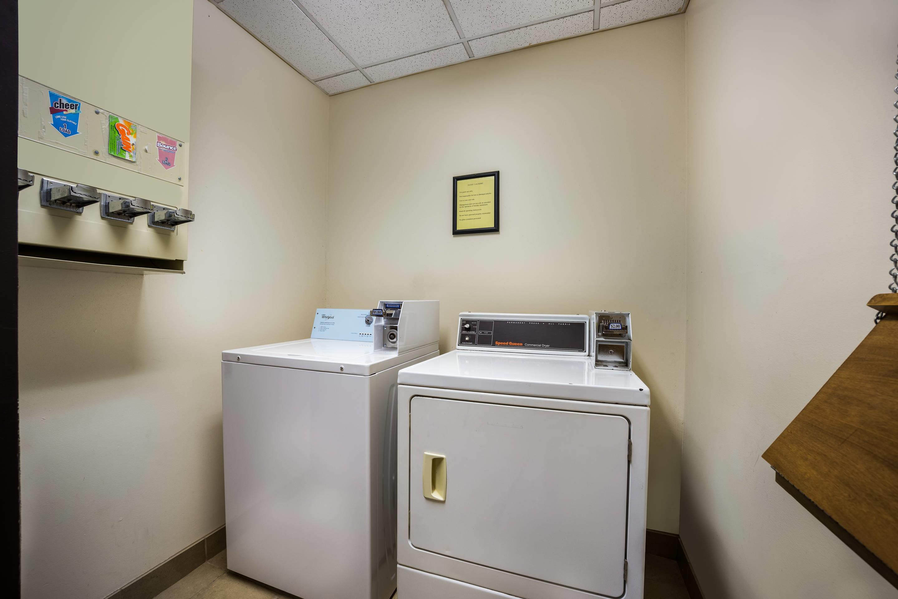 Guest laundry facilities