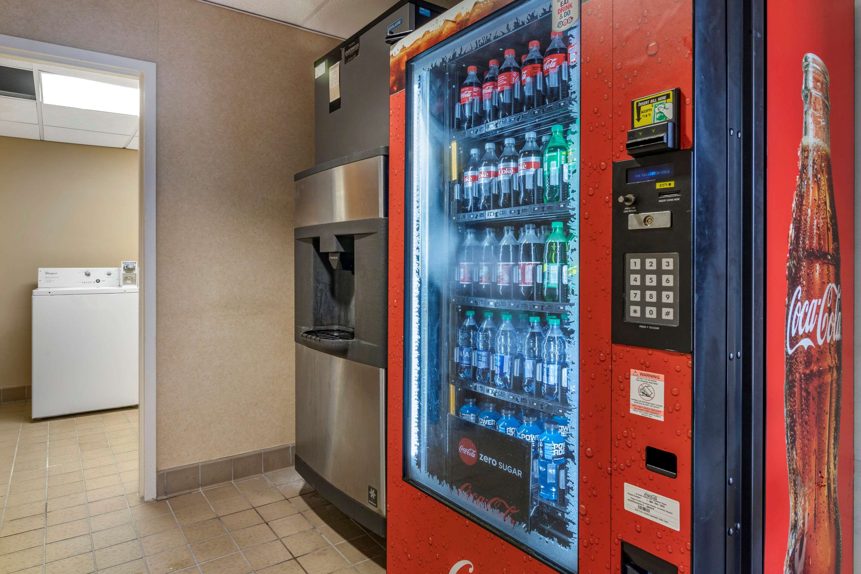 Hotel vending area