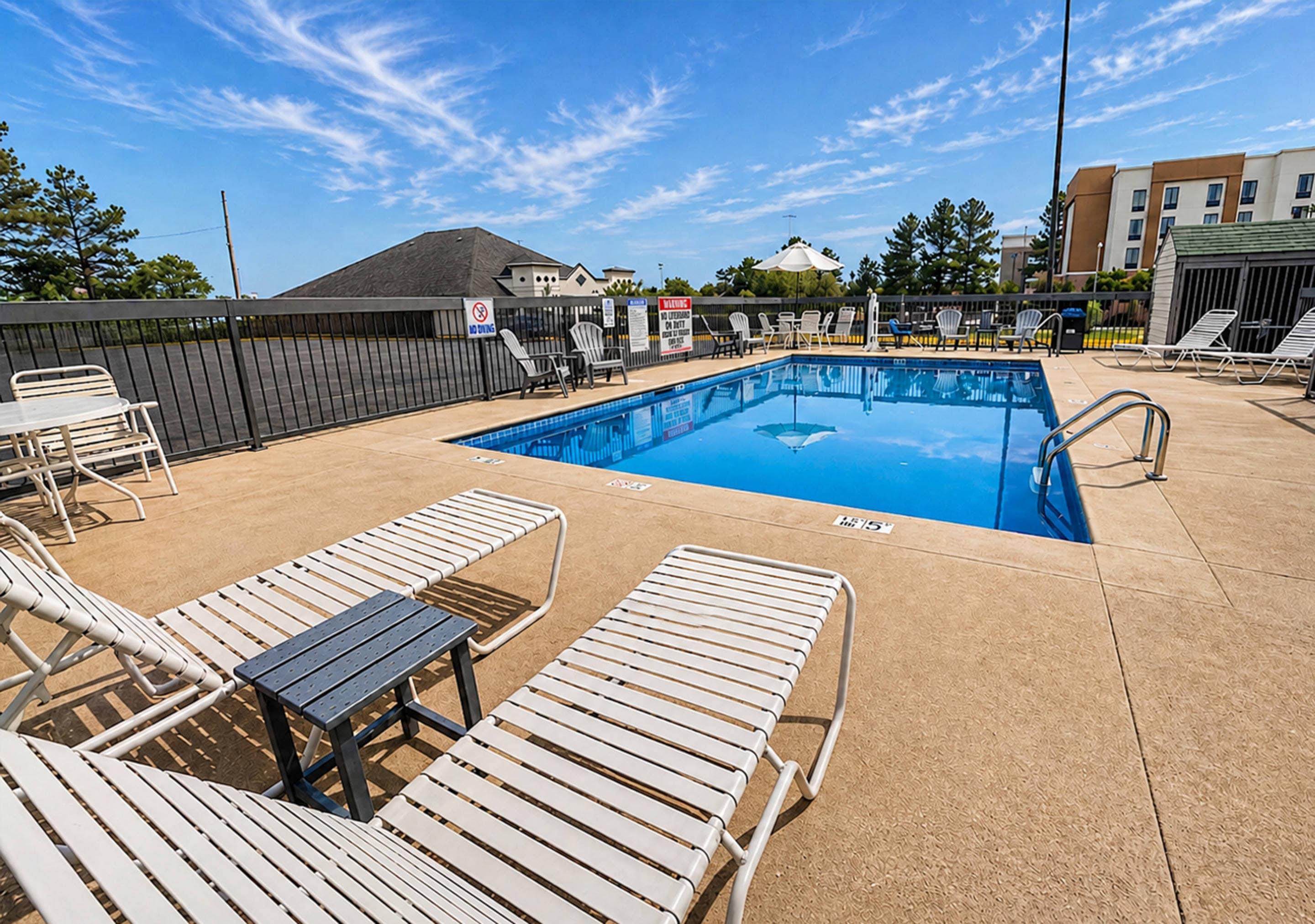 Outdoor pool | Quality Inn Augusta West Near Fort Eisenhower