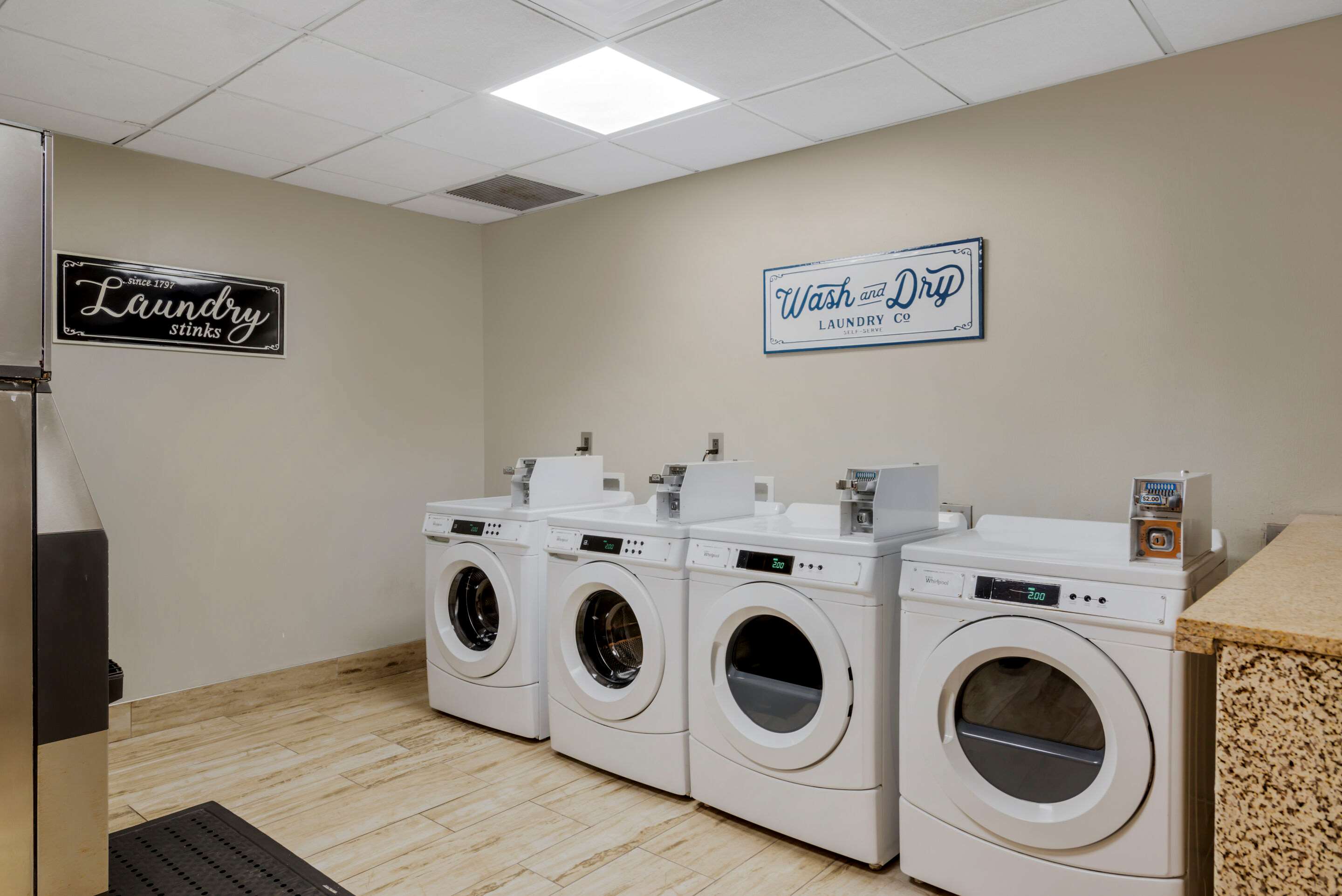 Guest laundry facilities